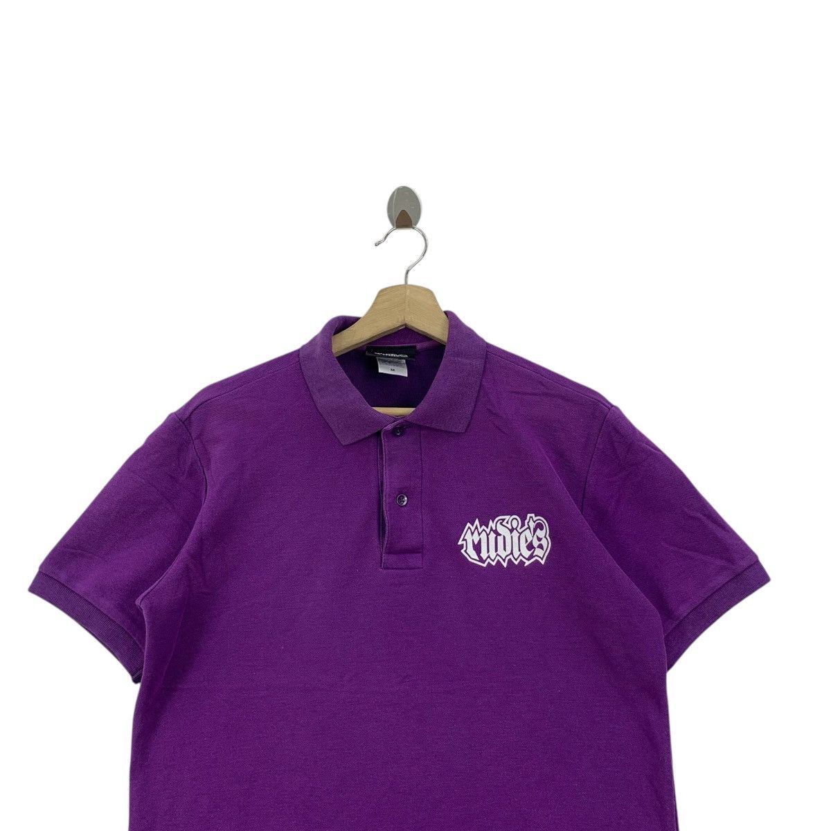 Vintage RUDIES UNDERGROUND SUBCULTURE Polo Tee Shirt Top Japan Size US M / EU 48-50 / 2 - 2 Thumbnail