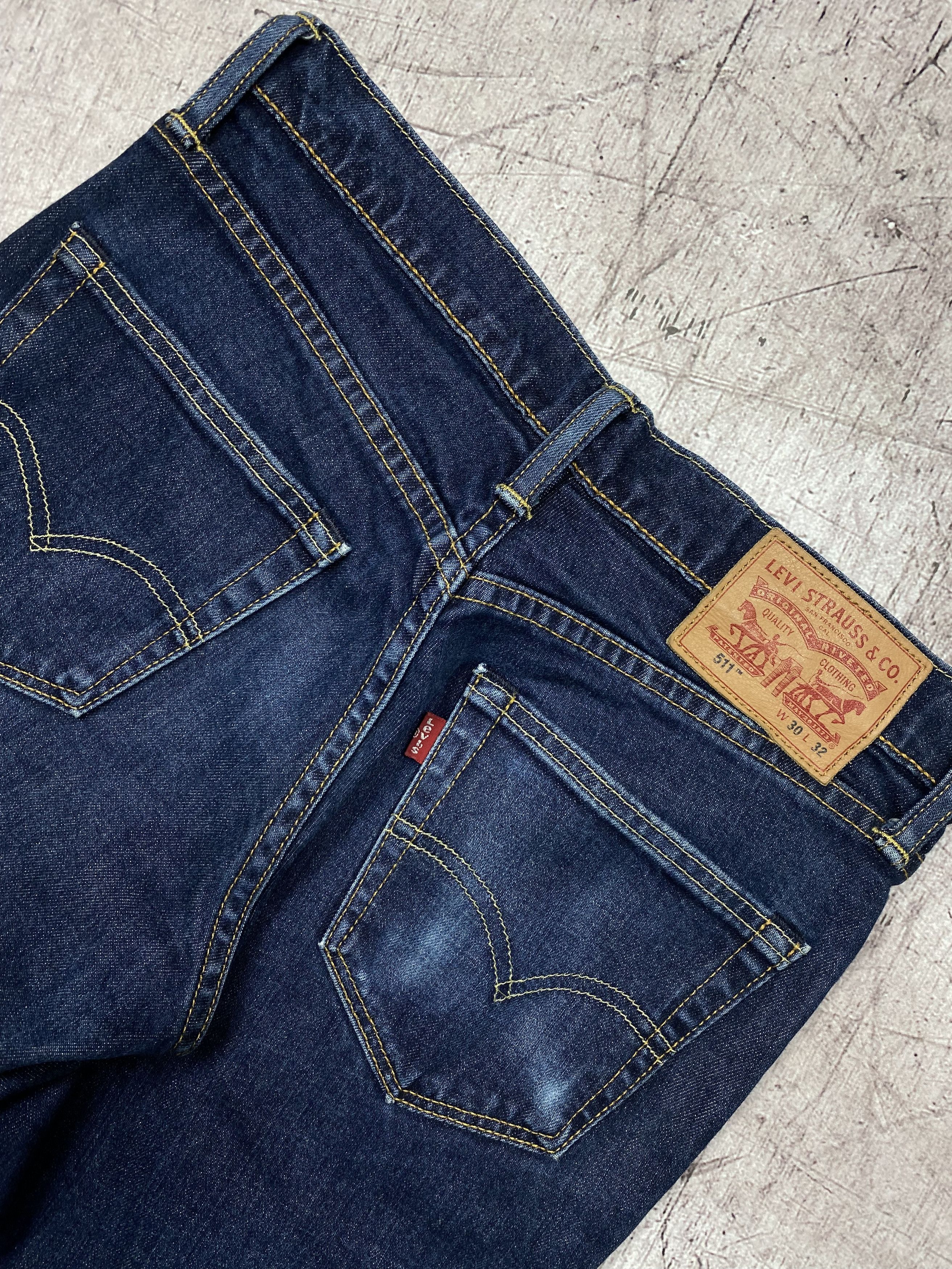 Levi's × Levi's Vintage Clothing Levis 511 Vintage Mens Denim Pants Y2K Jeans Size US 30 / EU 46 - 2 Thumbnail