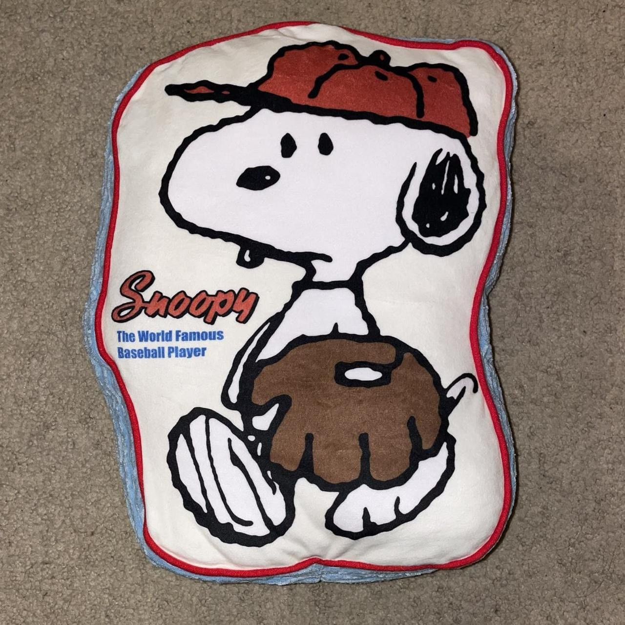 Peanuts Peanuts Snoopy World Famous Baseball Player Cushion Pillow Size ONE SIZE - 2 Thumbnail