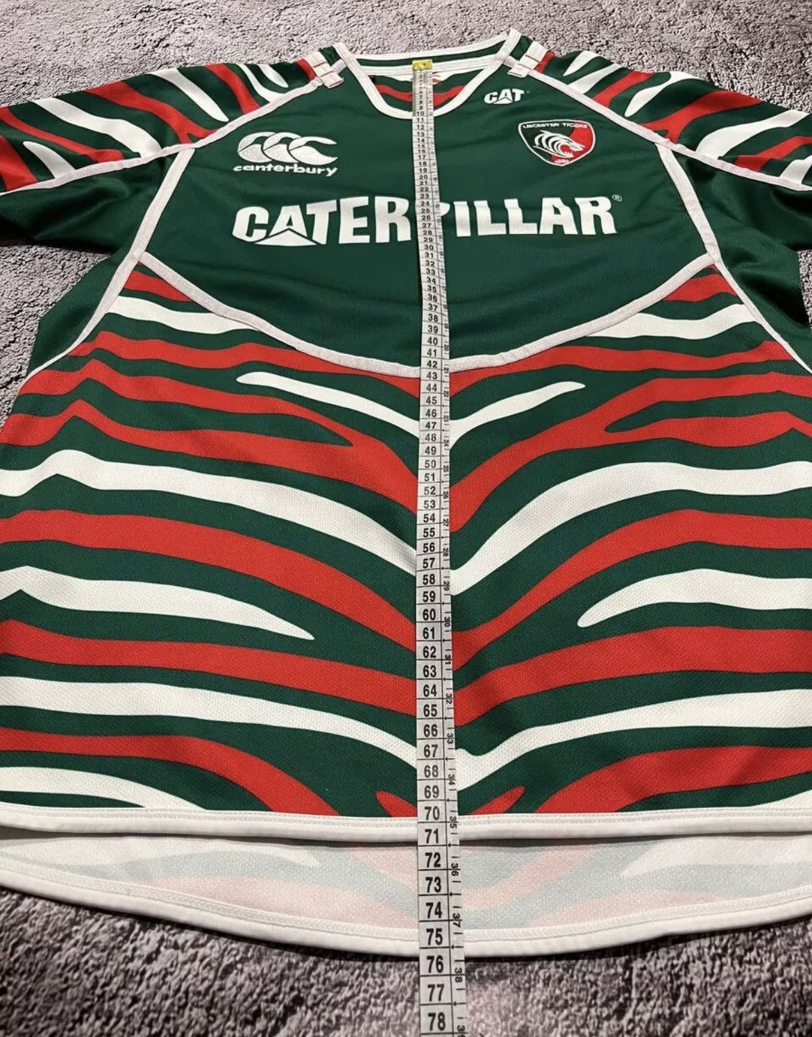 Canterbury of New Zealand Official Canterbury CAT Caterpillar Leicester Tigers Rugby Size US L / EU 52-54 / 3 - 6 Thumbnail