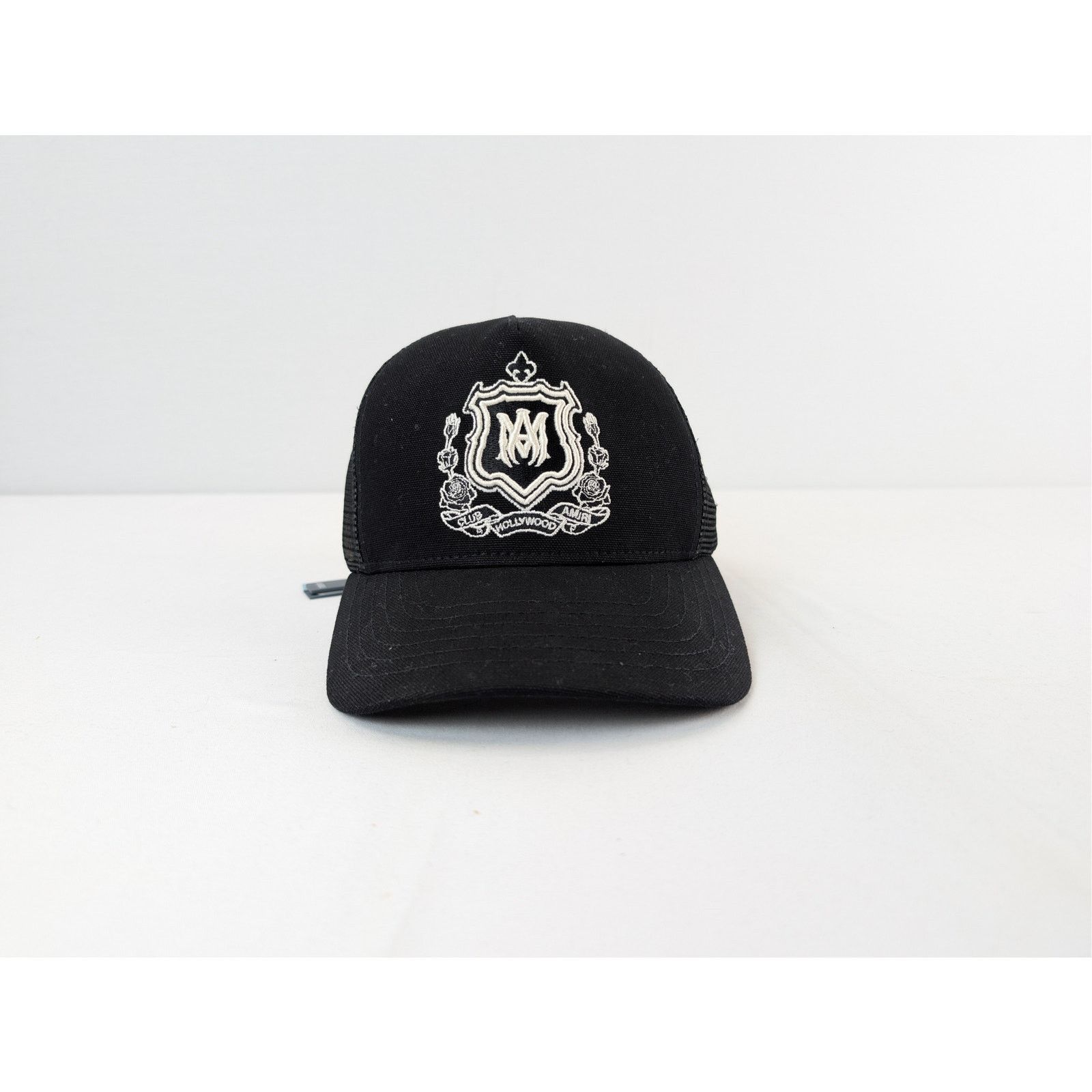 Amiri o1rshd1 Size: OS / MA Crest Trucker Hat / Cap in Black Size ONE SIZE - 9 Thumbnail
