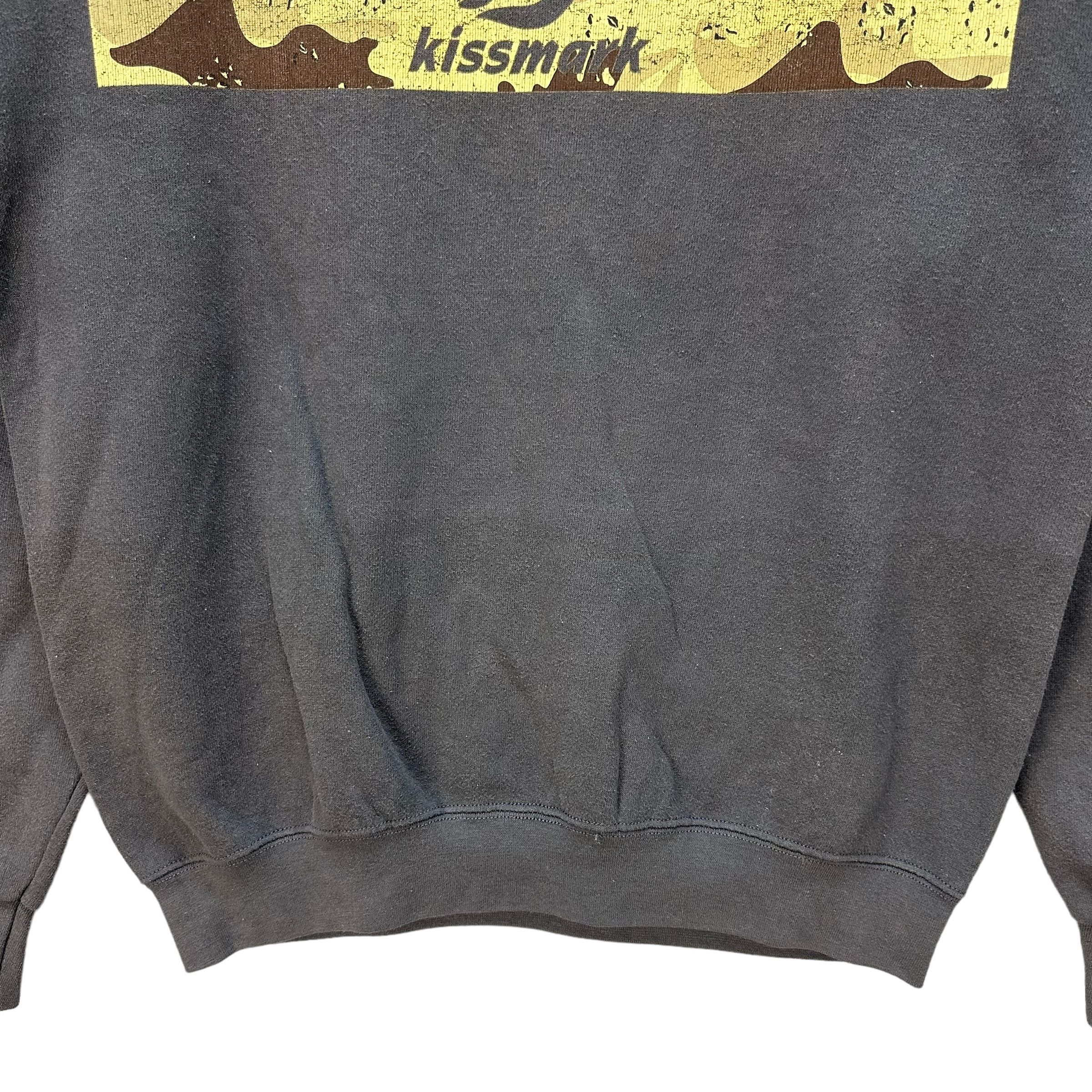 Japanese Brand KISSMARK BIG LOGO SWEATSHIRTS #8756-025 Size US M / EU 48-50 / 2 - 3 Thumbnail