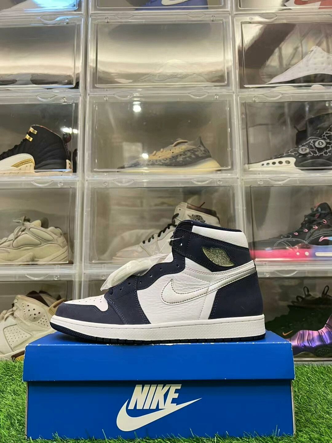 Adidas aj1 Japan Exclusive Midnight Blue Sneakers Size US 11 / EU 44 - 1 Thumbnail