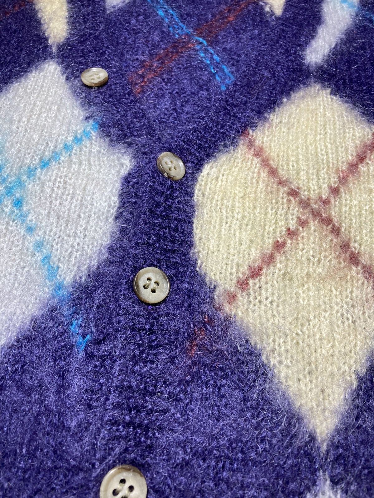 Japanese Brand × Undercover × Vandalize 1997 NWO Purple Argyle Cardigan Punk Plaid 90s Vandalize Sex Size US S / EU 44-46 / 1 - 3 Thumbnail