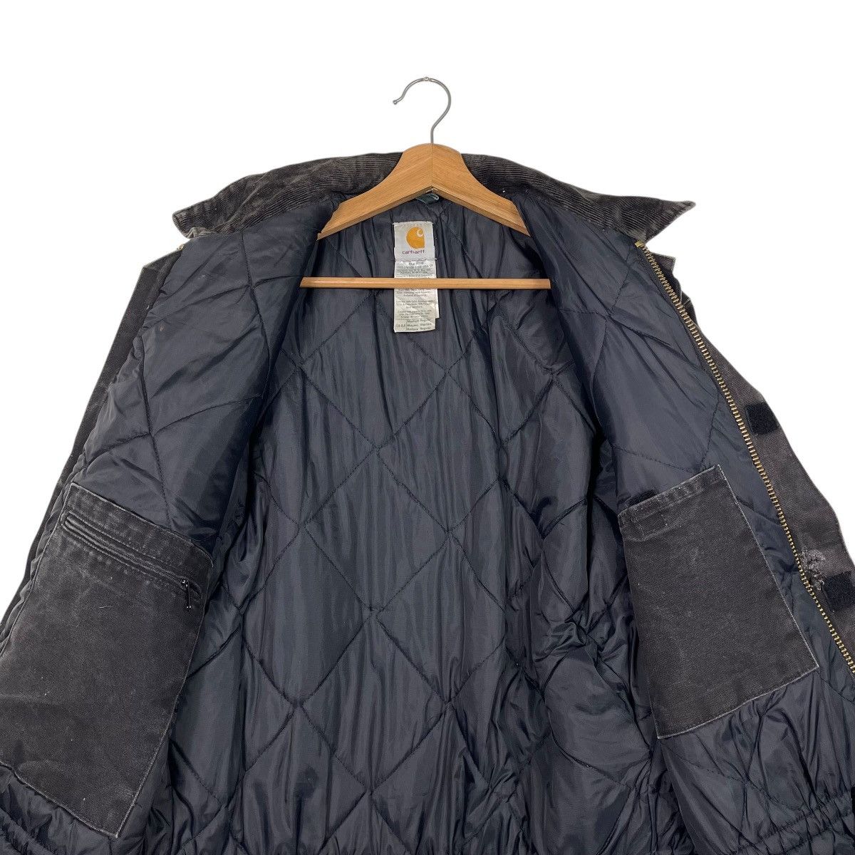 Carhartt Vintage Carhartt Black Denim Heavyweight Jacket Size US M / EU 48-50 / 2 - 12 Thumbnail