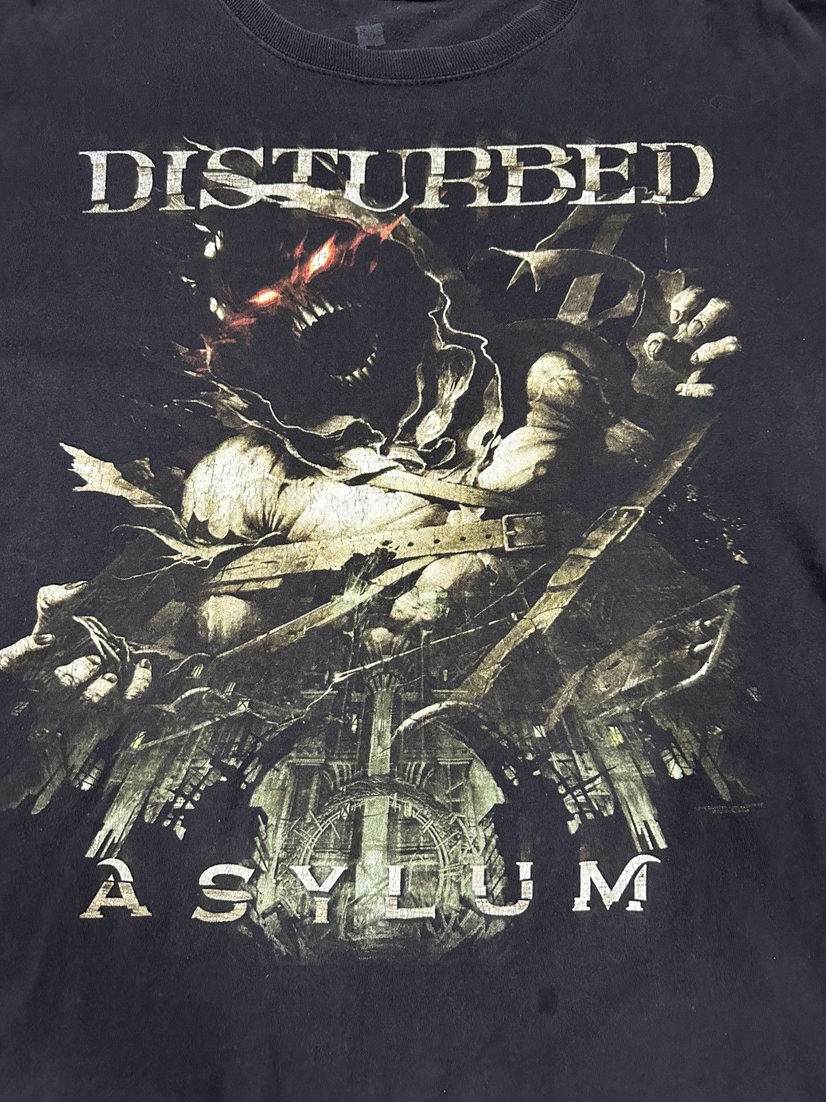 Band Tees Vintage Disturbed Asylum 2010/11 North American Tour T-Shirt Size US XL / EU 56 / 4 - 3 Thumbnail