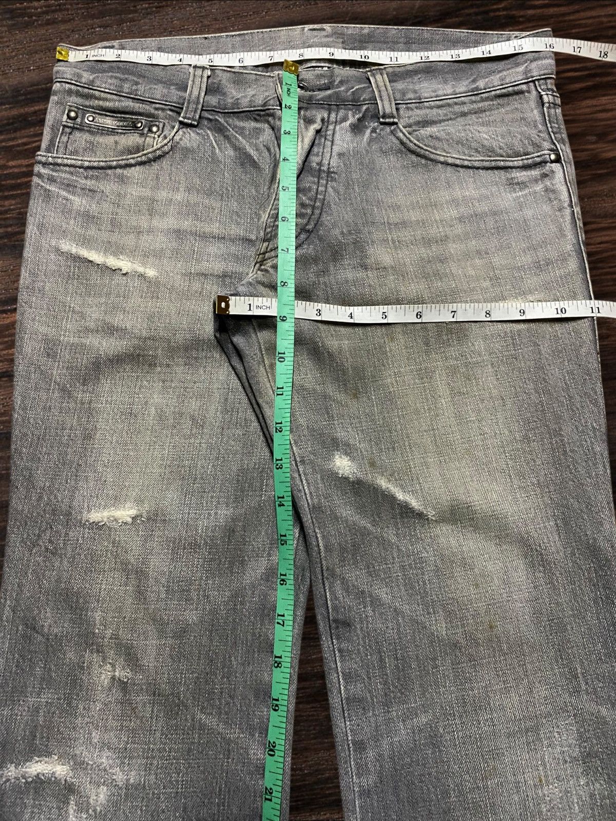 5351 POUR LES HOMMES Vintage Japanese Brand 5351 Pour Les Homme Flare Jeans Size US 32 / EU 48 - 11 Thumbnail