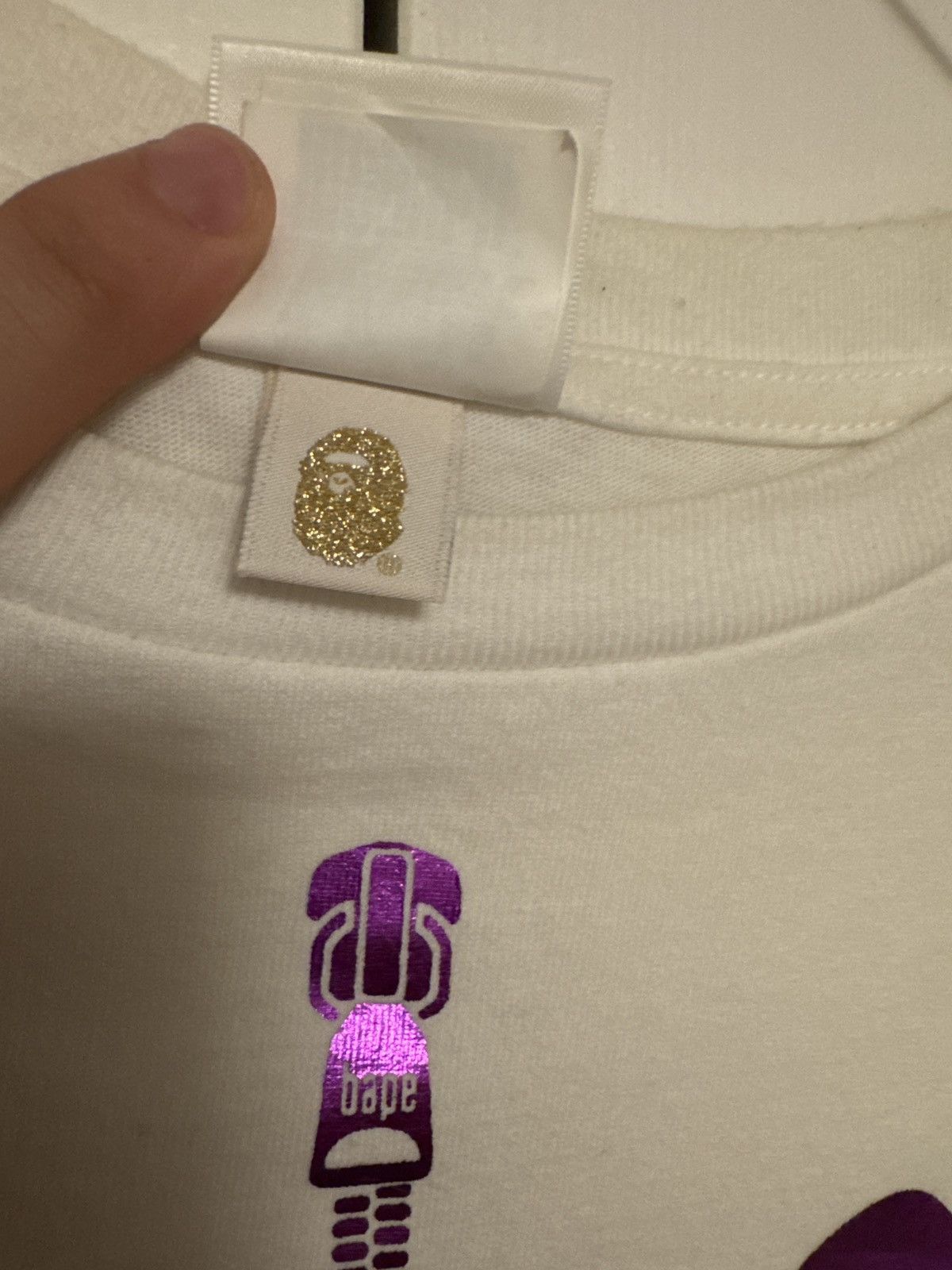Bape Bape Shark Foil Tee Size US S / EU 44-46 / 1 - 4 Thumbnail