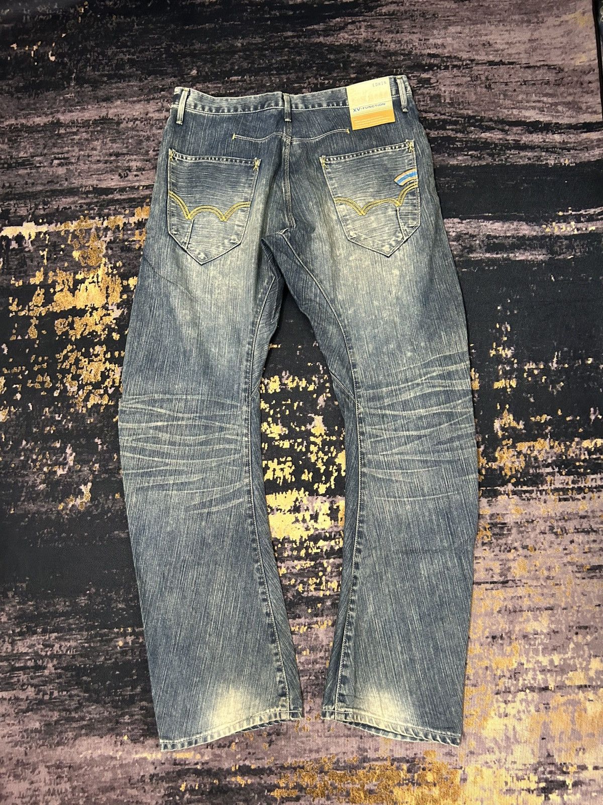 Edwin Edwin Xv Function Japan Spiral Mudwash Jeans Size US 35 - 1 Thumbnail