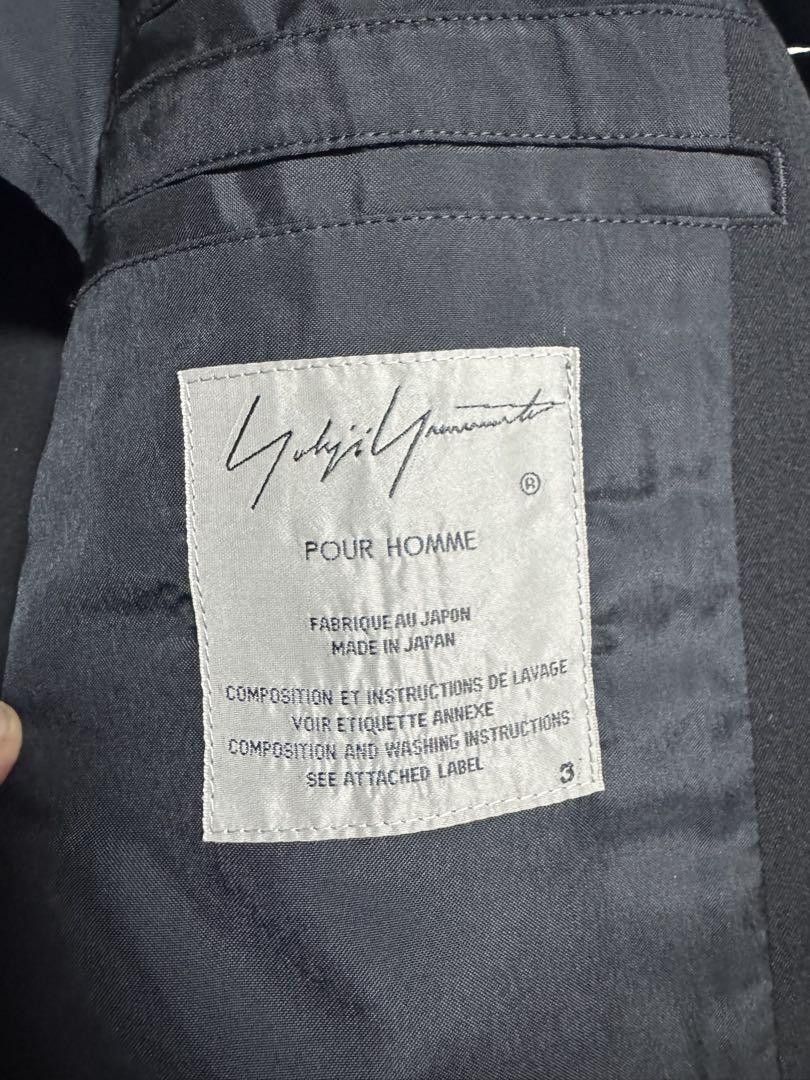 Yohji Yamamoto Yohji Yamamoto pour homme wool gavine inner jacket Size US L / EU 52-54 / 3 - 5 Thumbnail