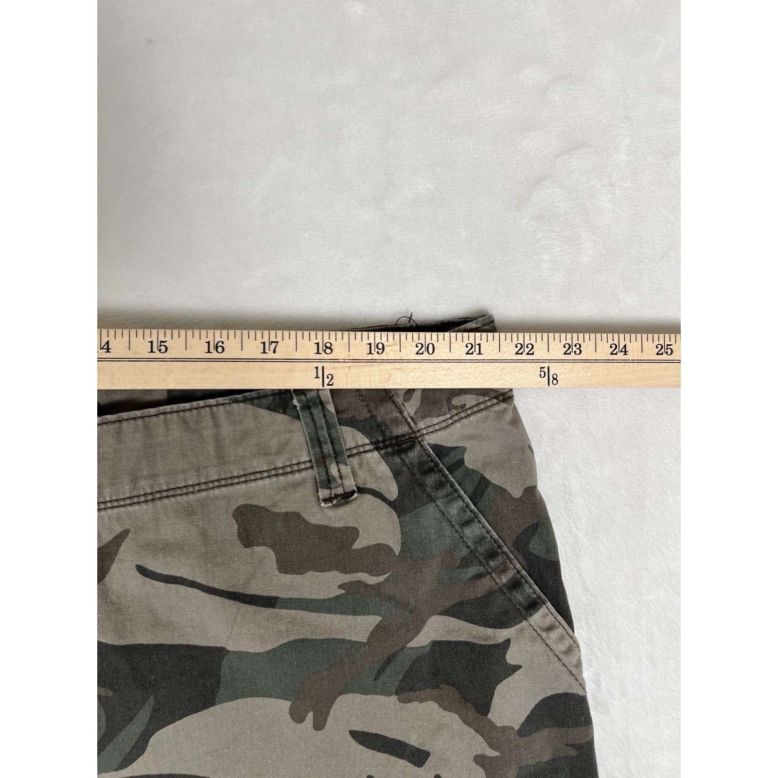 Wrangler Wrangler Shorts Mens 42 Green Camo Ripstop Cargo Stretch 10 Size US 42 / EU 58 - 4 Thumbnail