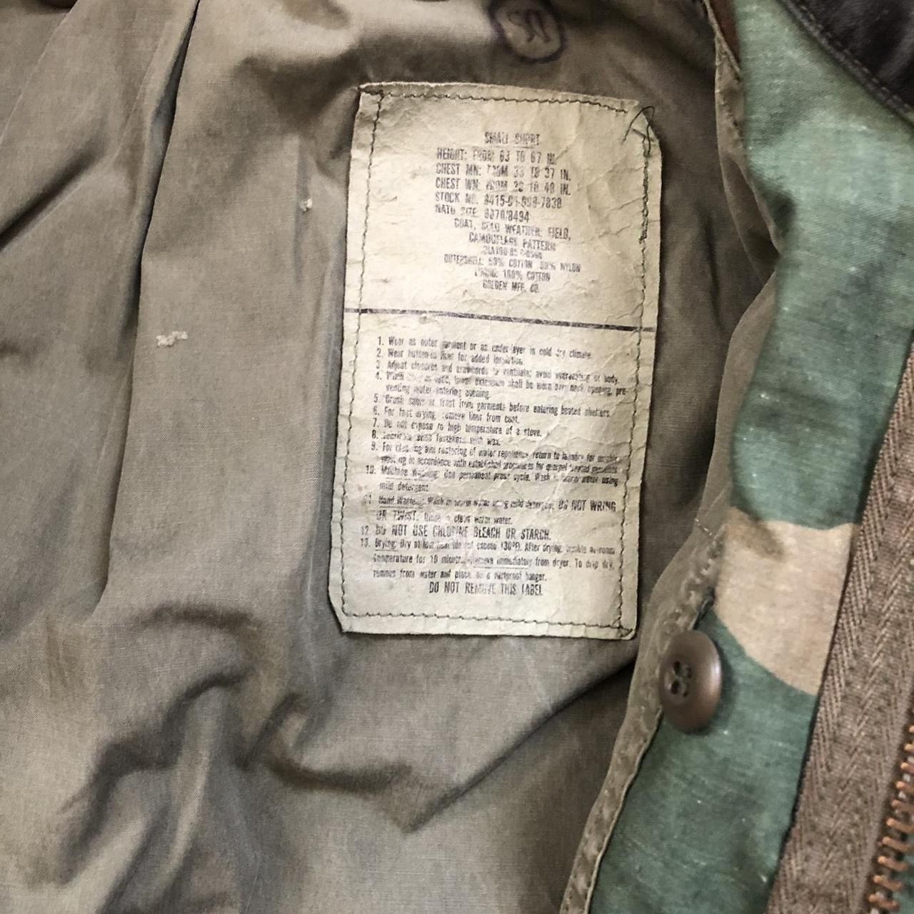 Vintage Vintage genuine camo army jacket Size US M / EU 48-50 / 2 - 4 Thumbnail