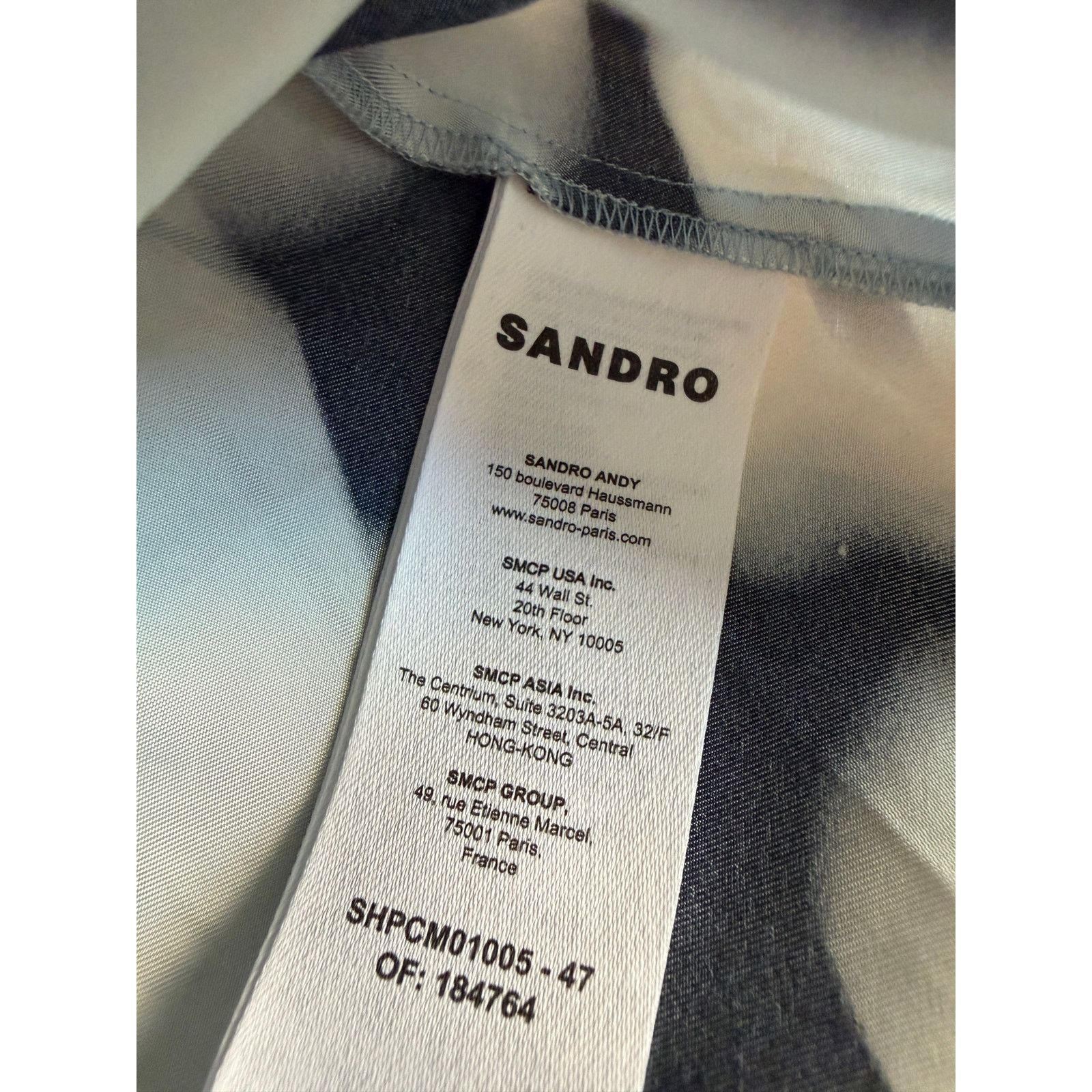 Sandro Sandro NWT Floral-Print Short-Sleeve Shirt Size US M / EU 48-50 / 2 - 4 Thumbnail
