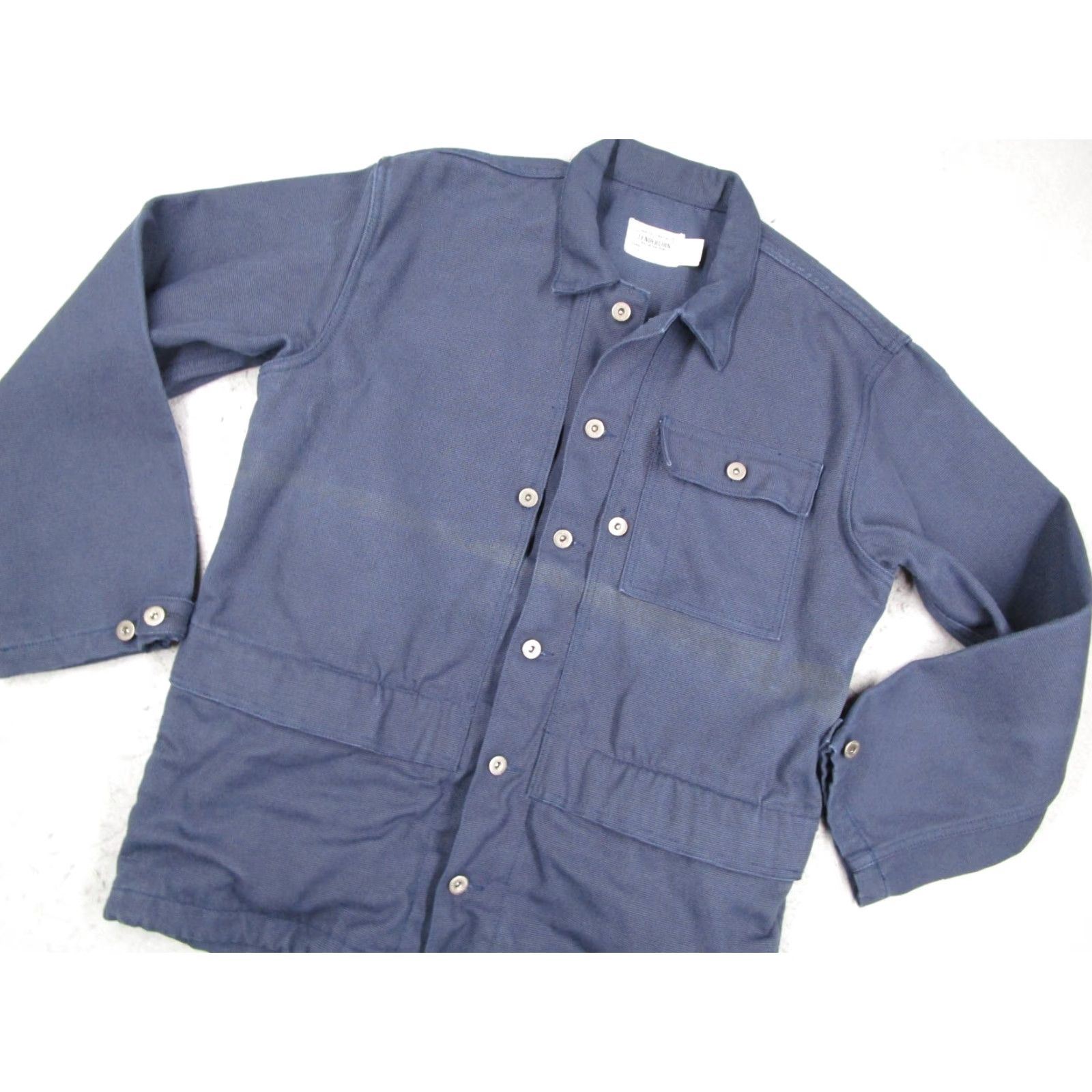 Tenderloin VINTAGE Tenderloin Jacket Mens Large Blue Chore Work Skate Retro Military Made in USA Jacket Size US L / EU 52-54 / 3 - 3 Thumbnail