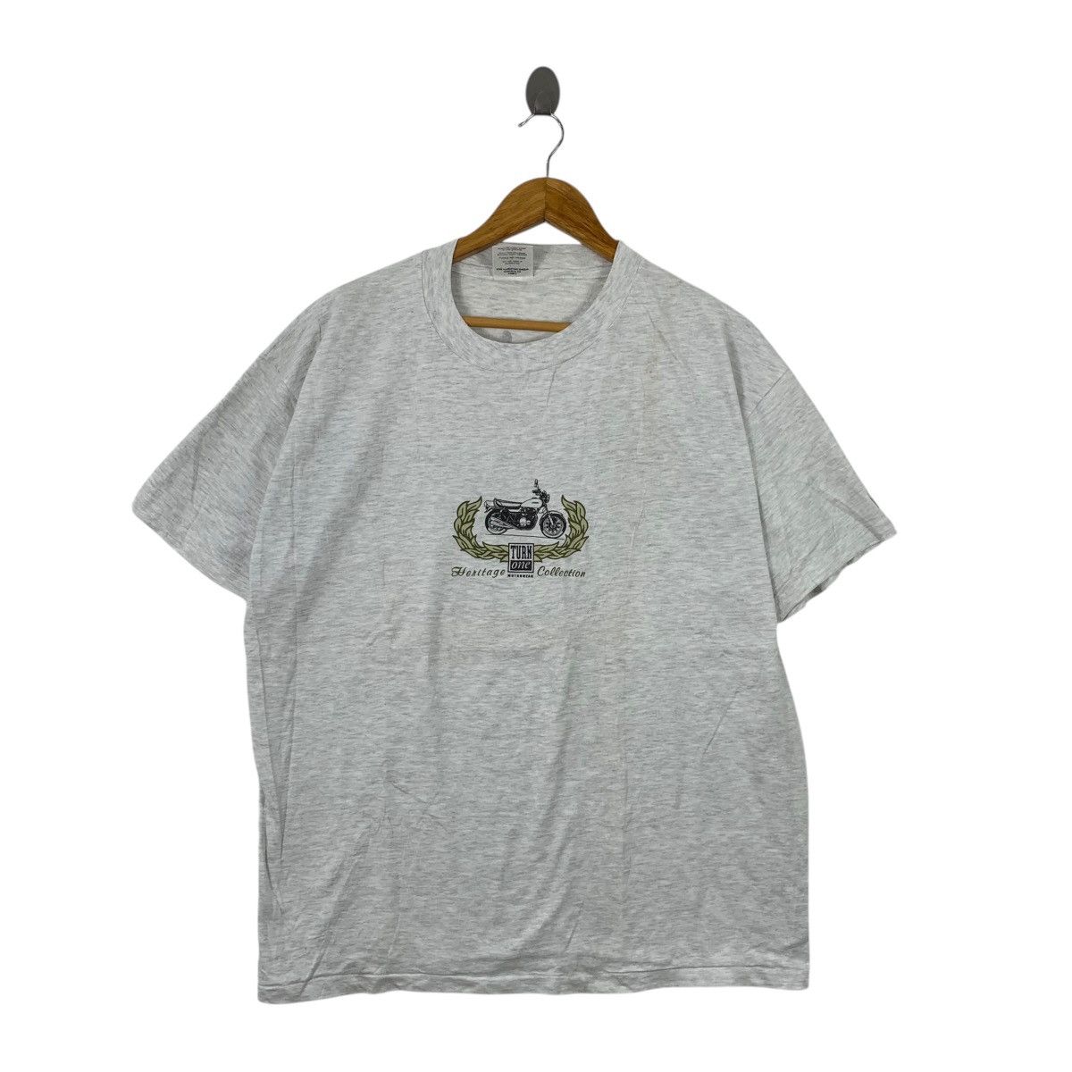 Vintage Vintage 1996 KAWASAKI JAPAN Z1 Motorcycle Tee Shirt Top Size US XL / EU 56 / 4 - 1 Thumbnail