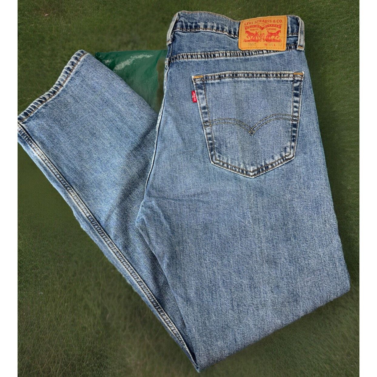 Levi's Levis 505 Jeans 36x32 Blue Regular Denim Straight Casual Size US 36 / EU 52 - 2 Thumbnail