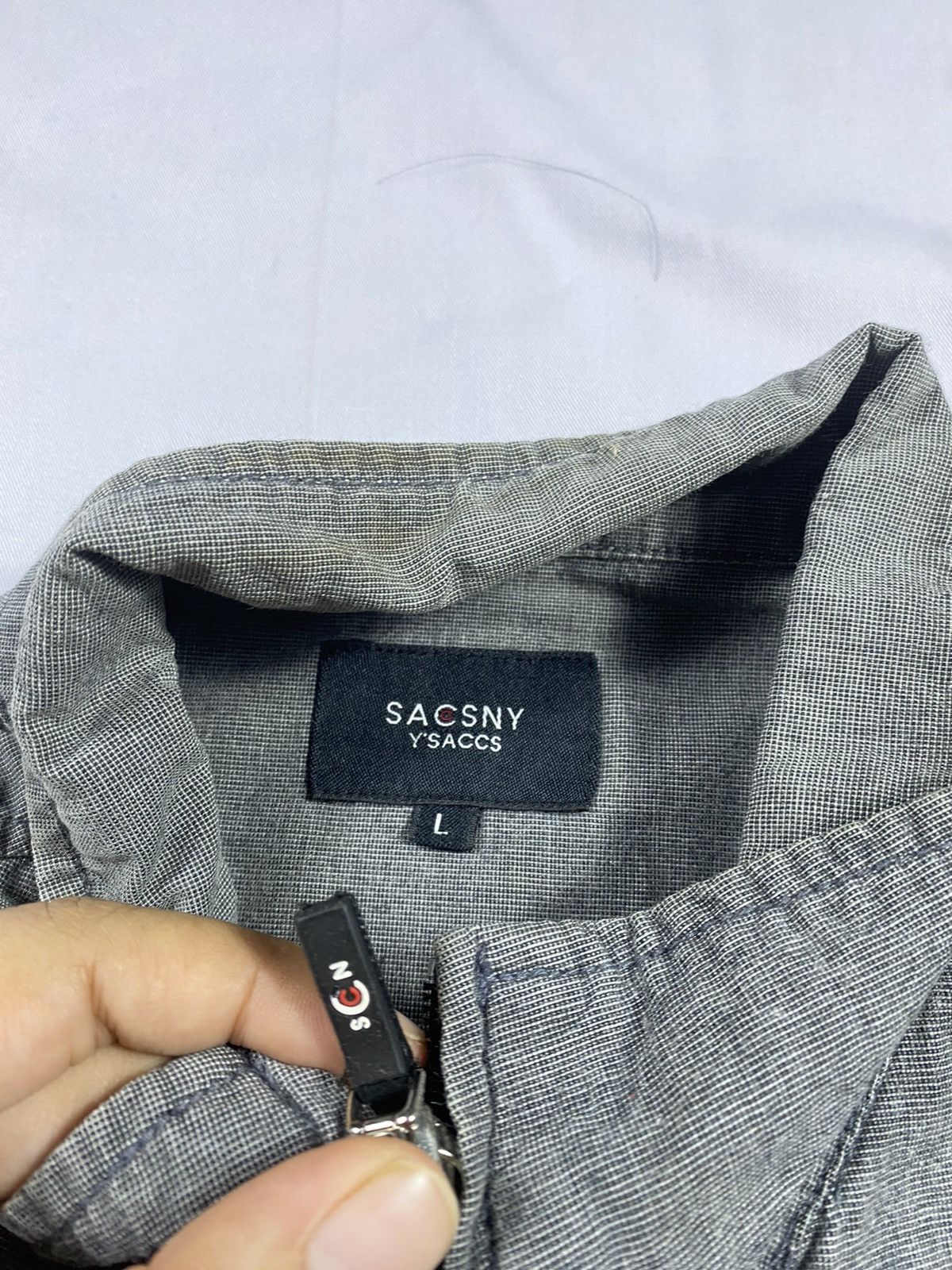 Yohji Yamamoto Japanese Sacsny Jacket Size US L / EU 52-54 / 3 - 4 Thumbnail