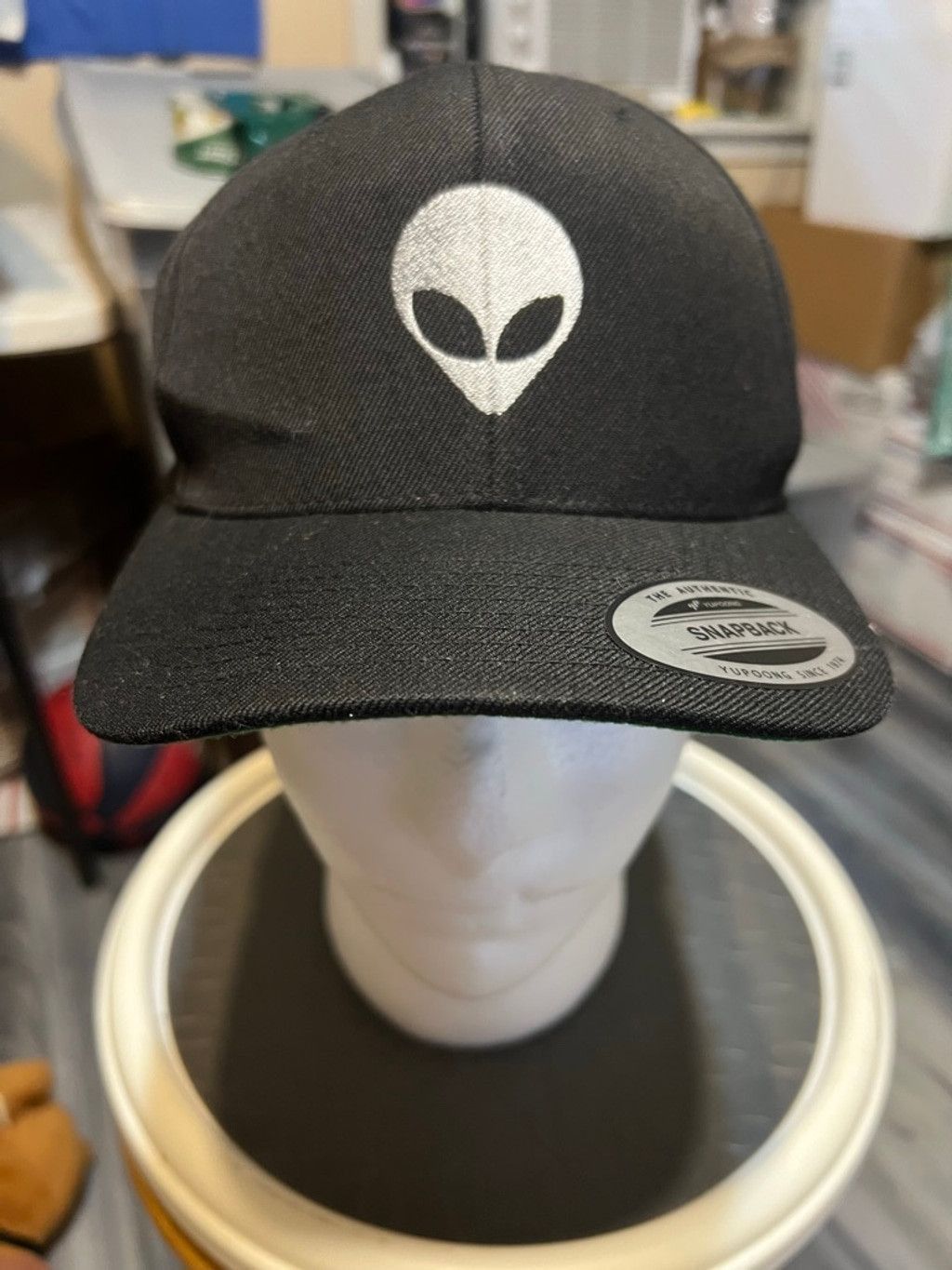 The Unbranded Brand Men's Unbranded Hats One Size Black Alien Size ONE SIZE - 1 Thumbnail