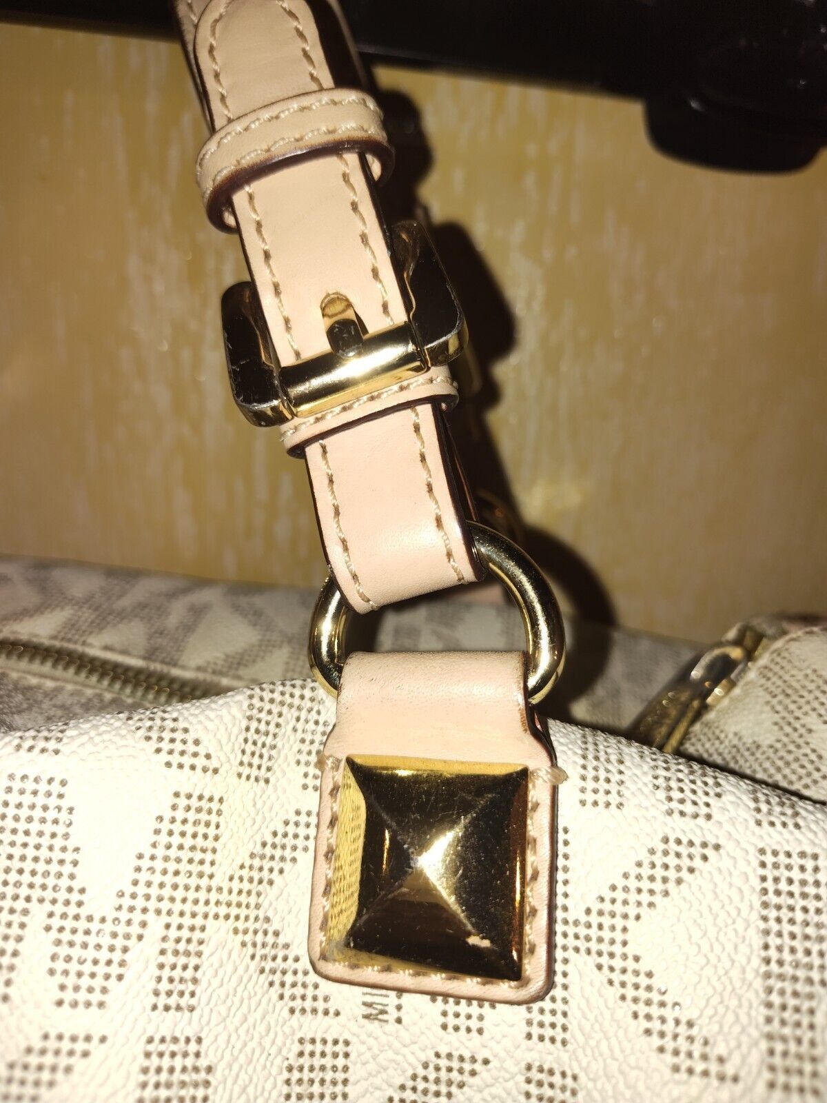 Michael Kors MICHAEL KORS GRAYSON SATCHEL - large vanilla logo bag Size ONE SIZE - 4 Thumbnail