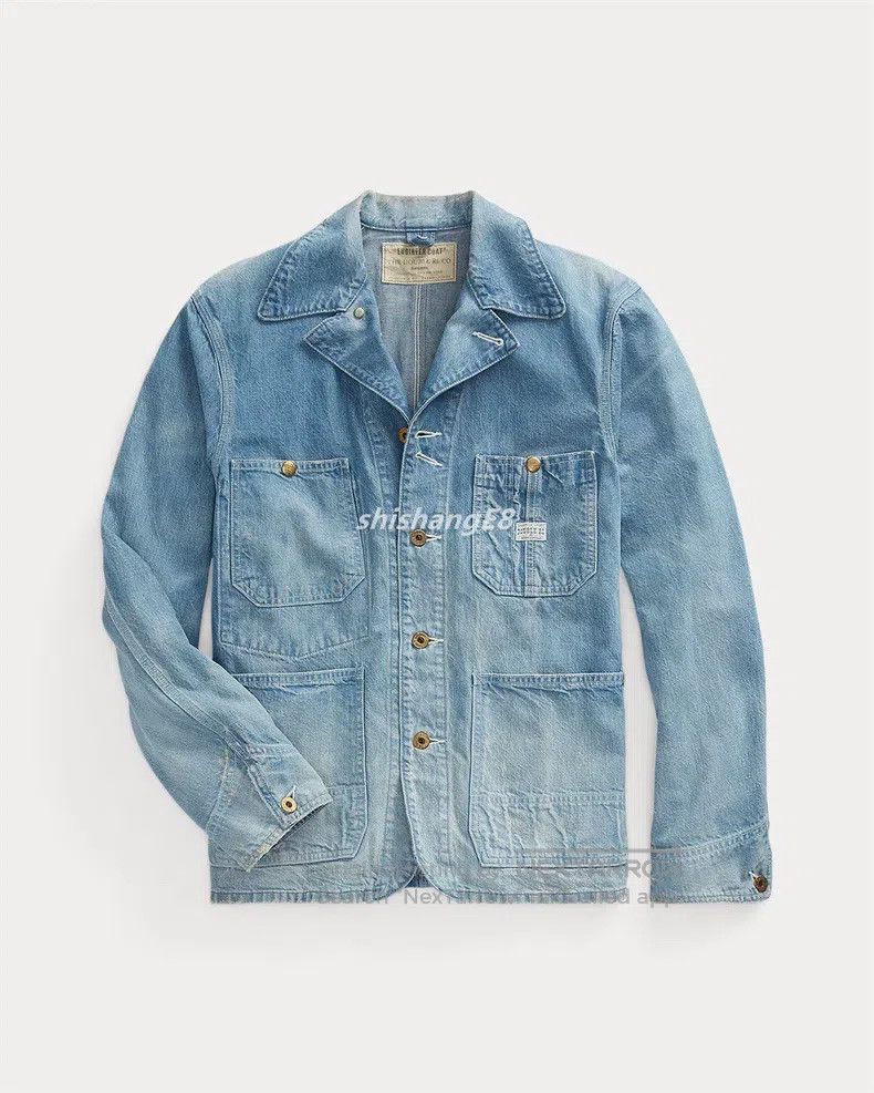 RRL Ralph Lauren RRL Ralph Lauren American vintage-style distressed railway Size US L / EU 52-54 / 3 - 2 Thumbnail