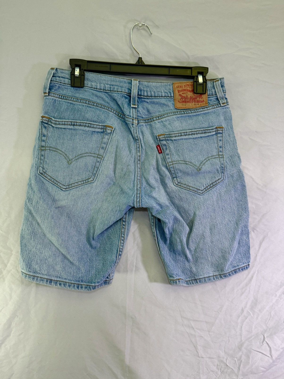 Levi's Blue Levi jeans shorts Size US 29 - 2 Thumbnail