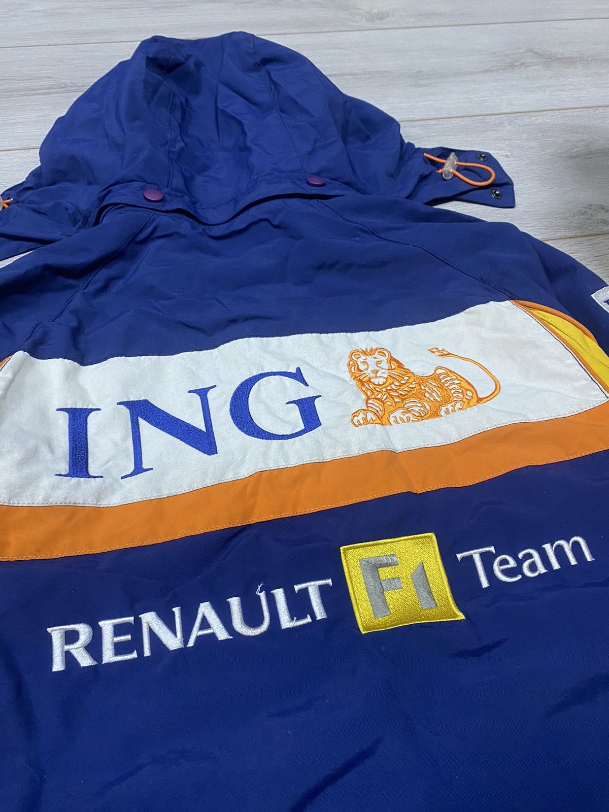 NASCAR Renault F1 ING Team vintage racing jacket windbreaker Size US S / EU 44-46 / 1 - 7 Thumbnail