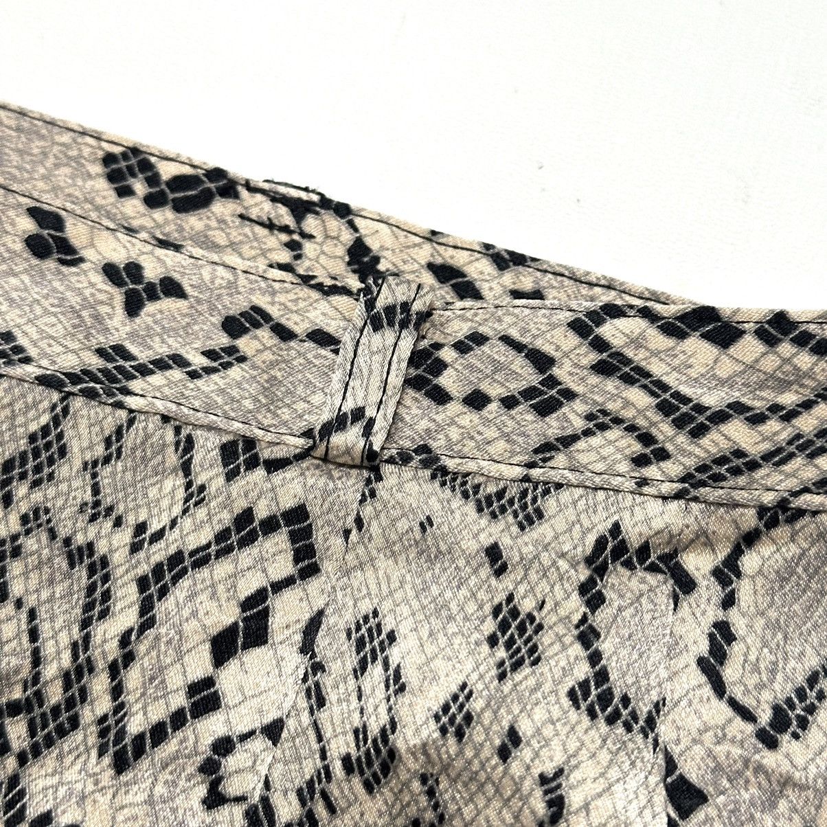 Vintage Y2K Vintage Snake Pattern Skirt Size 29" - 4 Thumbnail