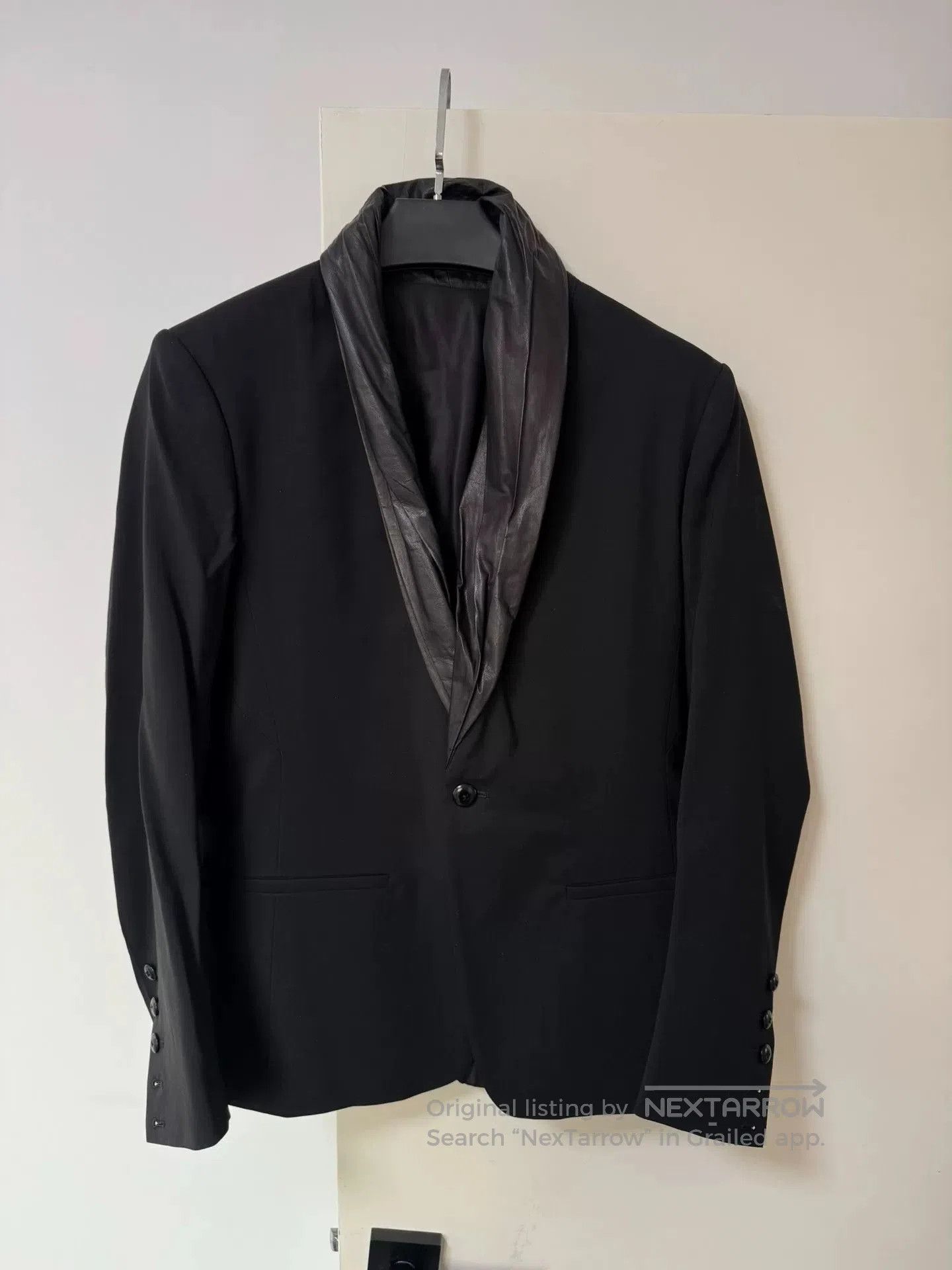 Rick Owens Rick Owens Pleated Shawl Collar Blazer. Size US M / EU 48-50 / 2 - 1 Thumbnail