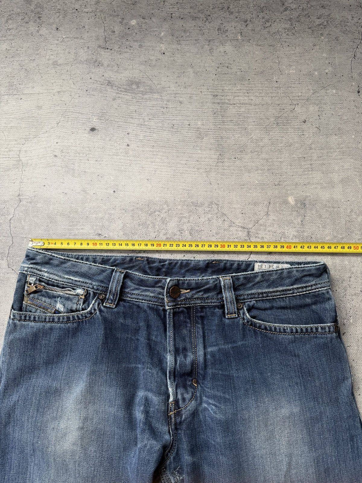 Diesel 🥵RARE🥵 Diesel Rayan faded denim regular fit jeans Size US 34 / EU 50 - 14 Thumbnail