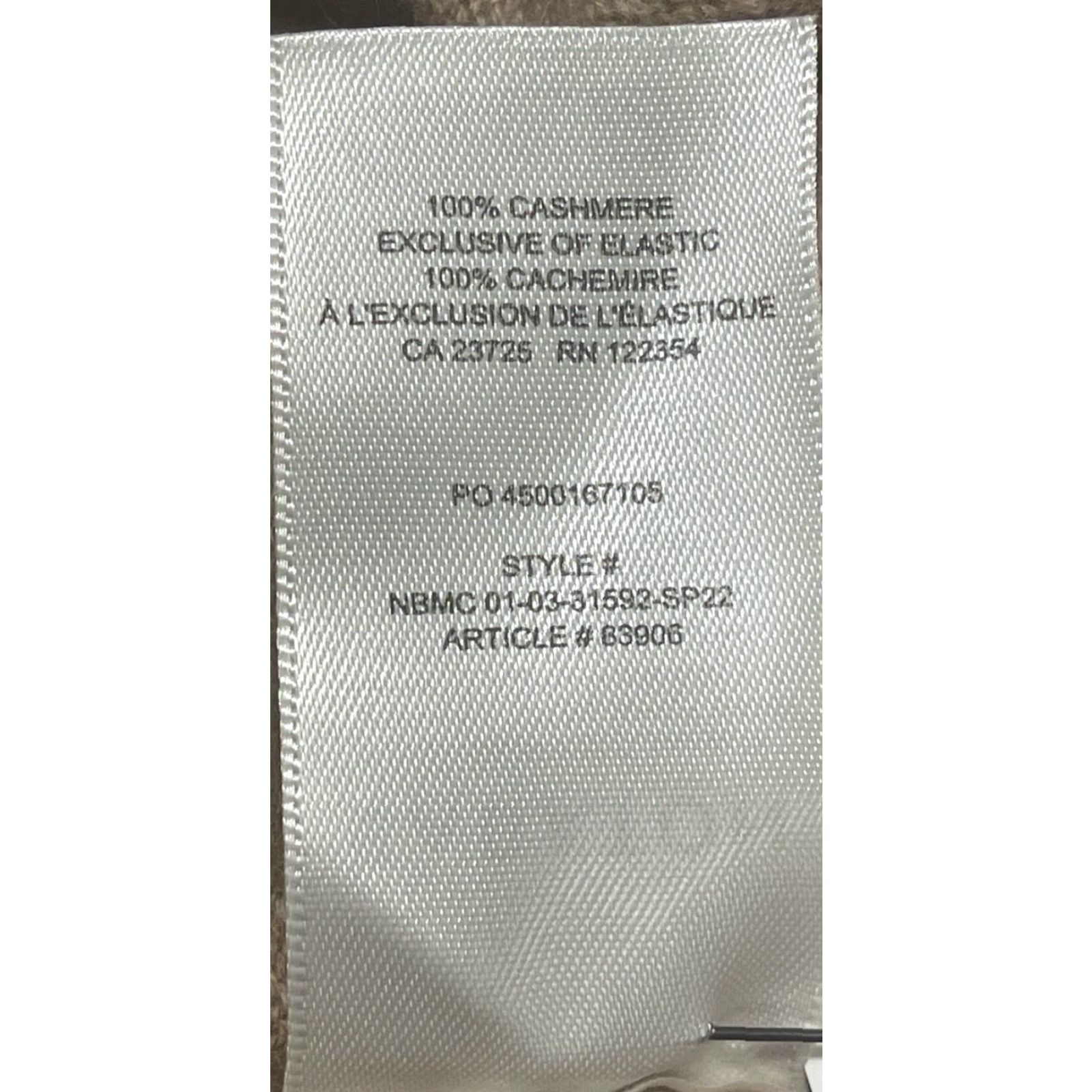 Vintage Babaton Knit Top Shirt Women's S Heather Gold Camel Cashmere Pullover Sweater 100% Cashmere Regular Size S Womens Size S / US 4 / IT 40 - 7 Thumbnail