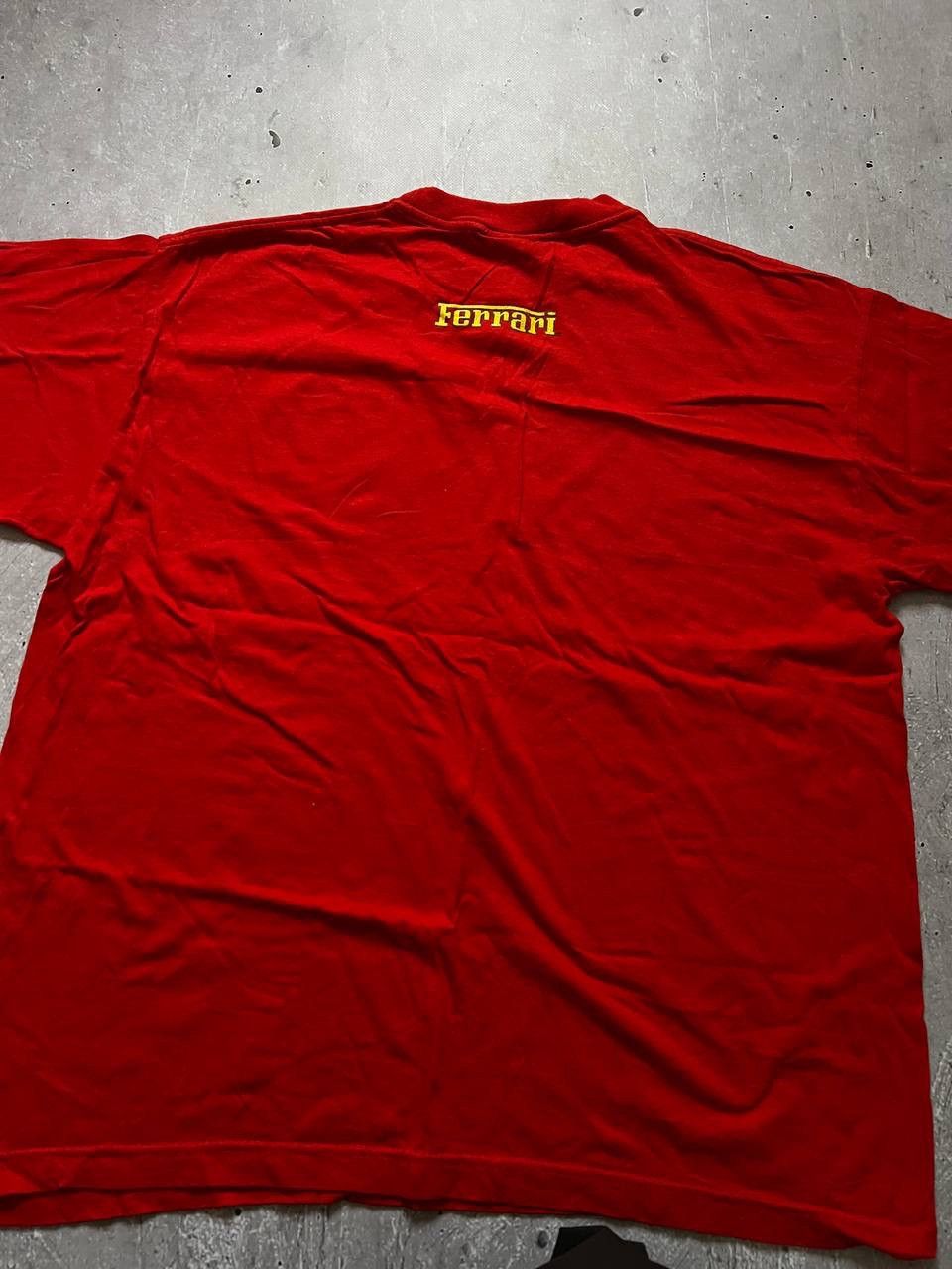Ferrari Vintage 1996 Ferrari Red T-Shirt Size ХХЛ Size US XXL / EU 58 / 5 - 7 Thumbnail
