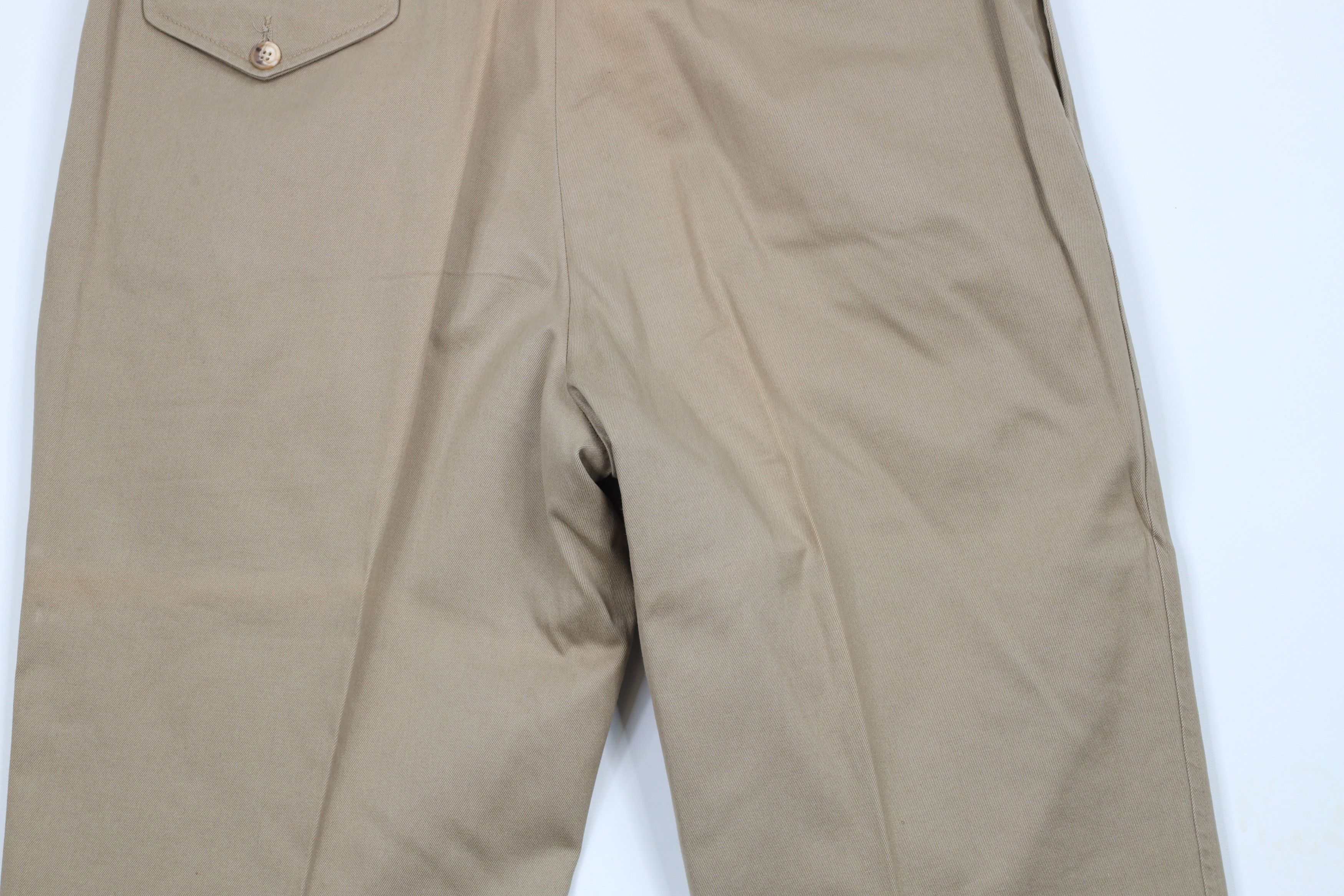 Lands' End × Vintage Vintage 70s Lands End Pleated Cuffed Wide Leg Pants USA Size US 36 / EU 52 - 12 Thumbnail