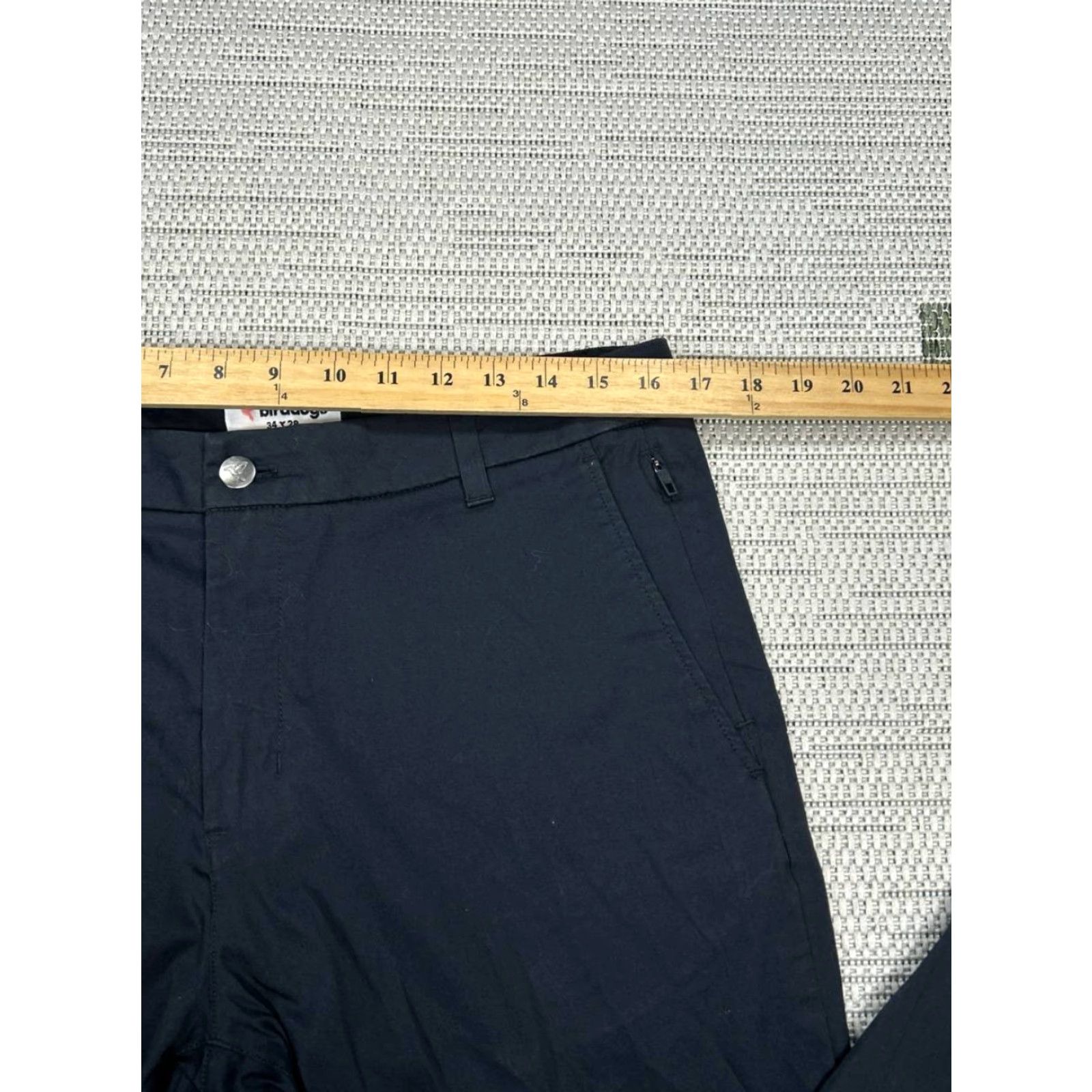 Vintage Birddogs Mens Pants Blue Cotton Nylon Spandex Mid Rise Straight Leg 34x28 Casual Travel Modern Chin o? Size US 34 / EU 50 - 6 Thumbnail