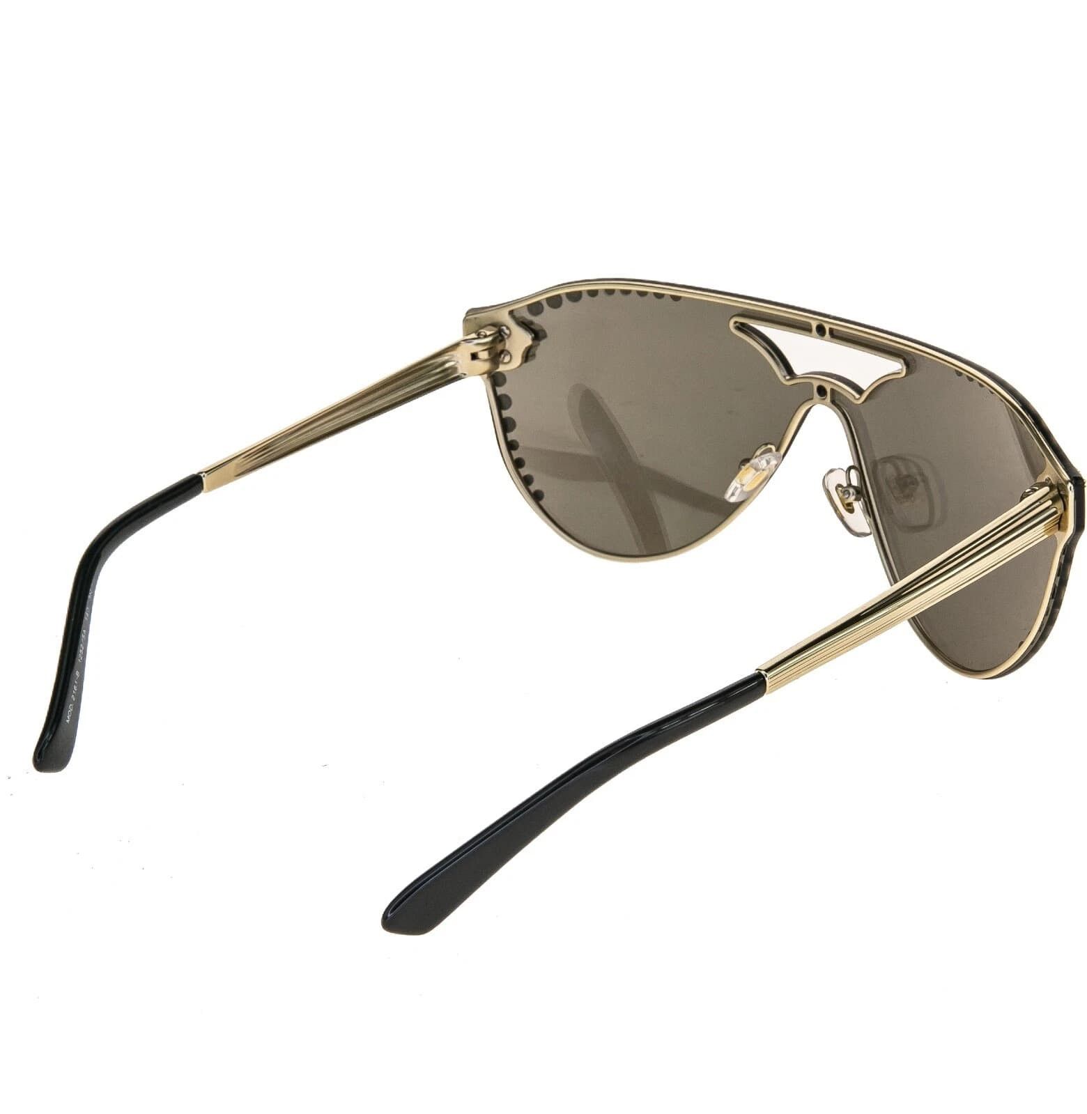 Versace VERSACE VE2161 GLAM Crystal Stud 2161 Aviator Sunglasses Size ONE SIZE - 3 Thumbnail