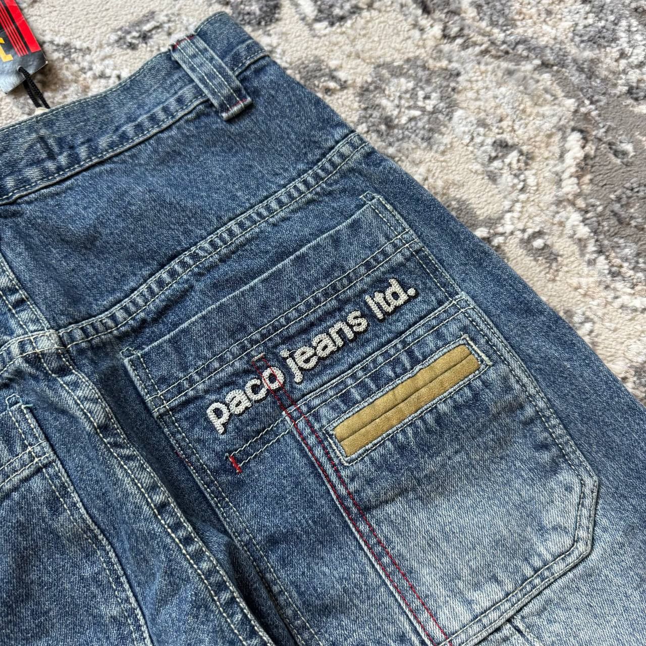 Southpole PACO ULTRA WIDE BAGGY STONE WASH Y2K JNCO RETRO DENIM JEANS Size US 30 / EU 46 - 12 Thumbnail