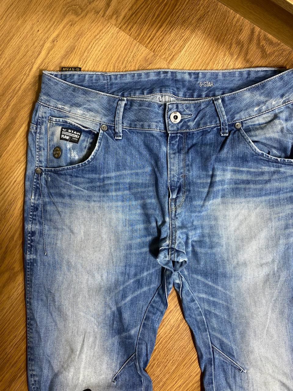 G-Star G Star Raw Mens Denim Pants Deconstructed Super Slim Jeans Size US 30 / EU 46 - 6 Thumbnail