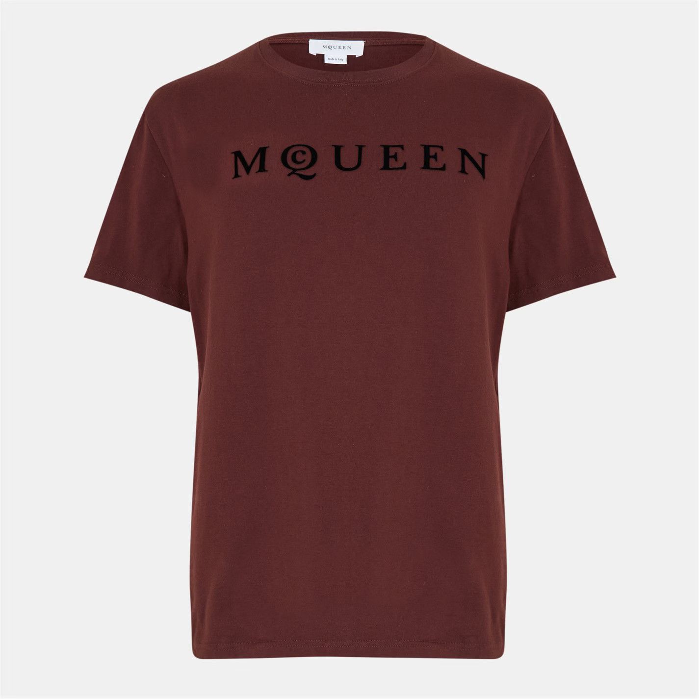 Alexander McQueen o1g2r1mq0326 Alex Flock T-Shirt in Burgundy Size US S / EU 44-46 / 1 - 1 Thumbnail