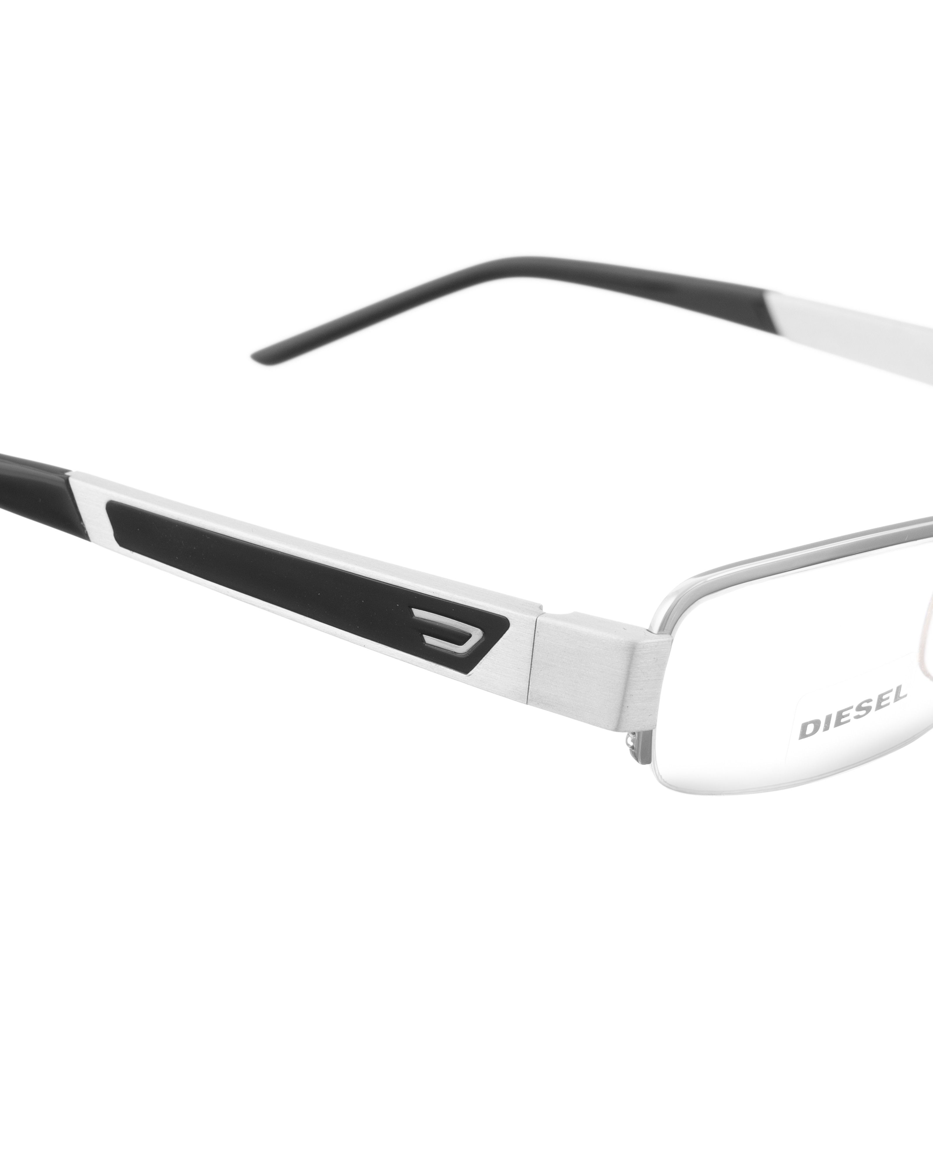 Diesel Diesel 00s Light Steel and Black Metal Glasses Size ONE SIZE - 3 Thumbnail
