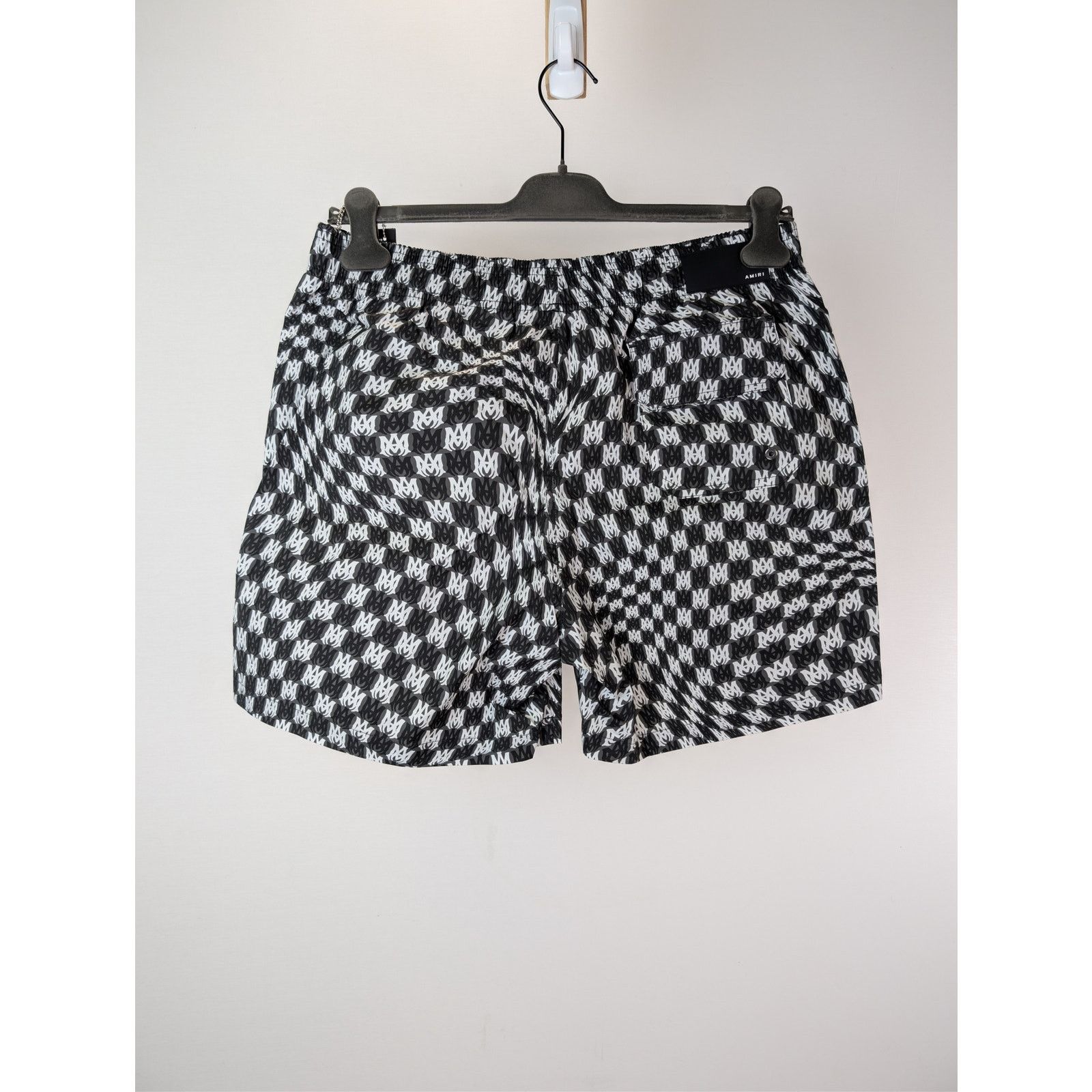 Amiri o1rshd1 Wavy MA Swim Trunk Shorts in Black XL Size US 36 / EU 52 - 16 Thumbnail