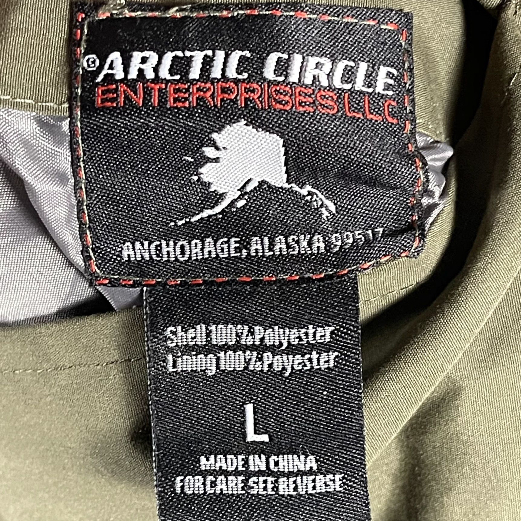 Vintage VINTAGE Arctic Circle Enterprises Jacket Mens Large Green Reversible Fleece Lined Windbreaker Coat Size US L / EU 52-54 / 3 - 3 Thumbnail
