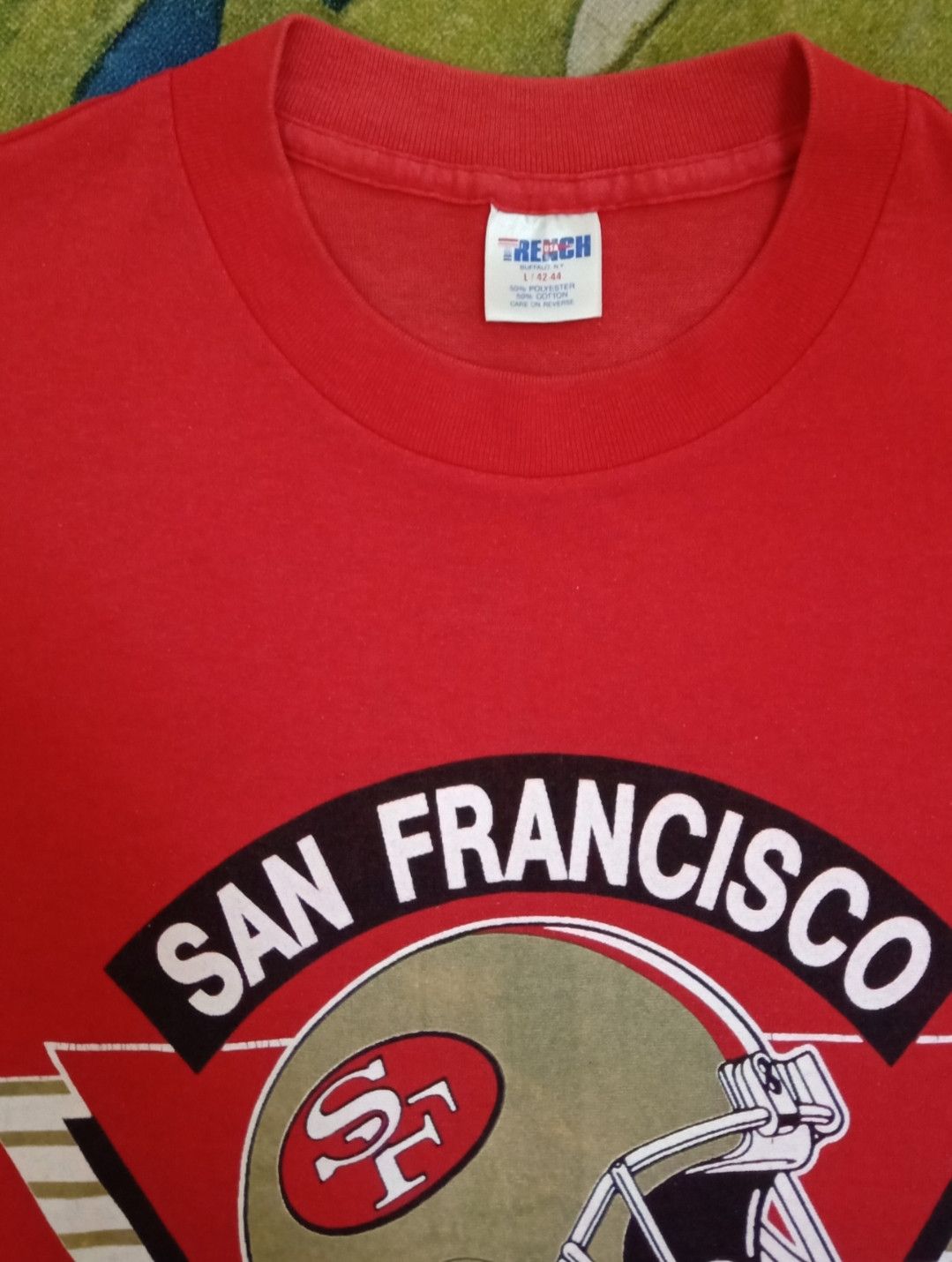 NFL × Vintage Vintage 90s NFL San Francisco 49ERS T-shirt Size US L / EU 52-54 / 3 - 9 Thumbnail