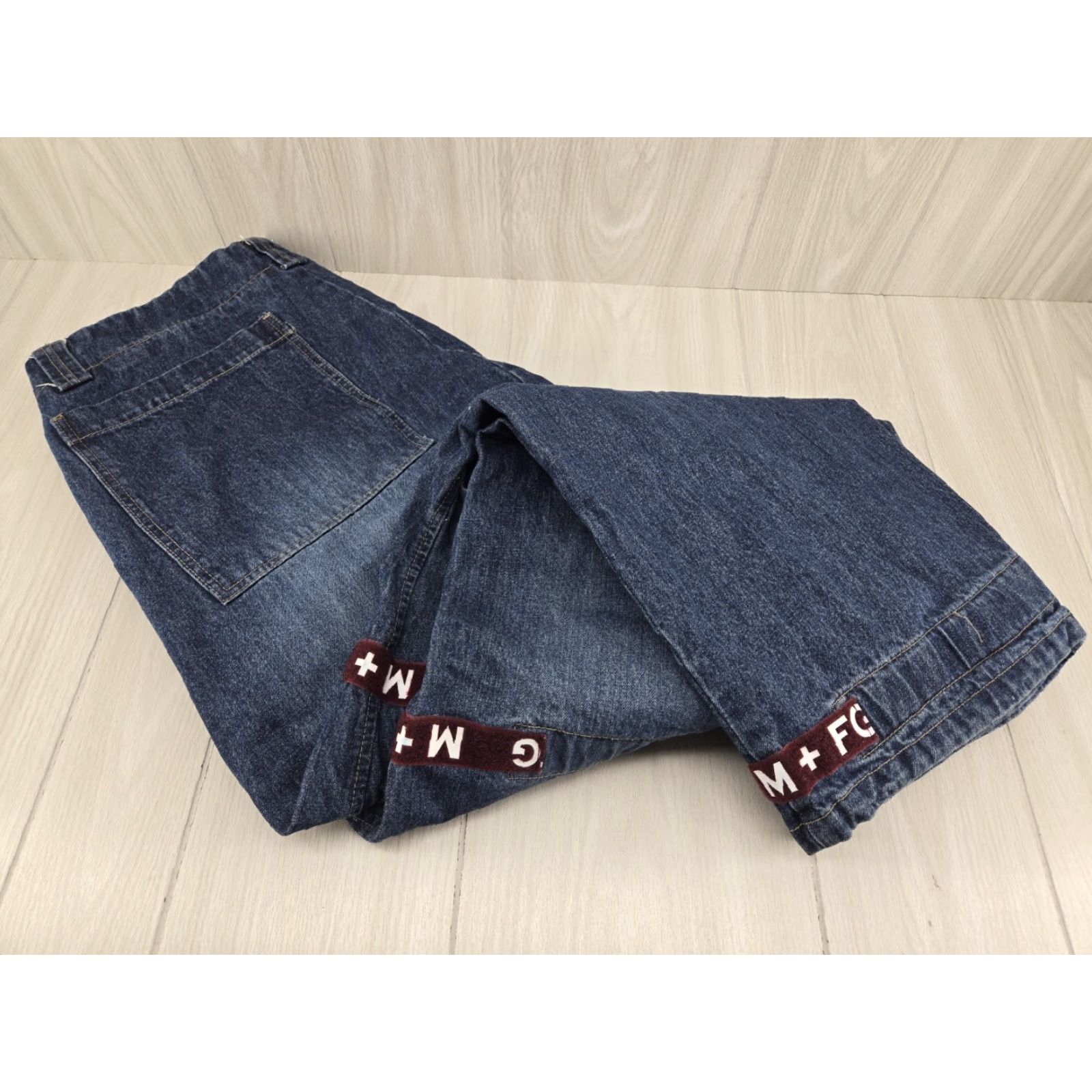 Vintage VINTAGE Girbaud Shuttle Pant Jean 42x34 Denim Jeans Men 42 34 Blue Belt Strap Rave Cargo Tape Distressed Size US 42 / EU 58 - 4 Thumbnail