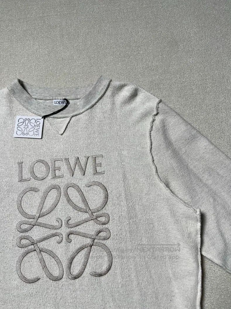 Loewe Loewe Strobe Logo patch round neck hoodie Size M / US 6-8 / IT 42-44 - 2 Thumbnail