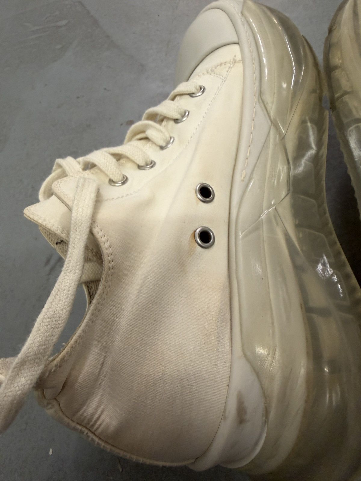 Rick Owens Drkshdw Rick Owens Drkshdw Abstract Low Transparent Sole Sneaker Size US 8 / IT 38 - 8 Thumbnail