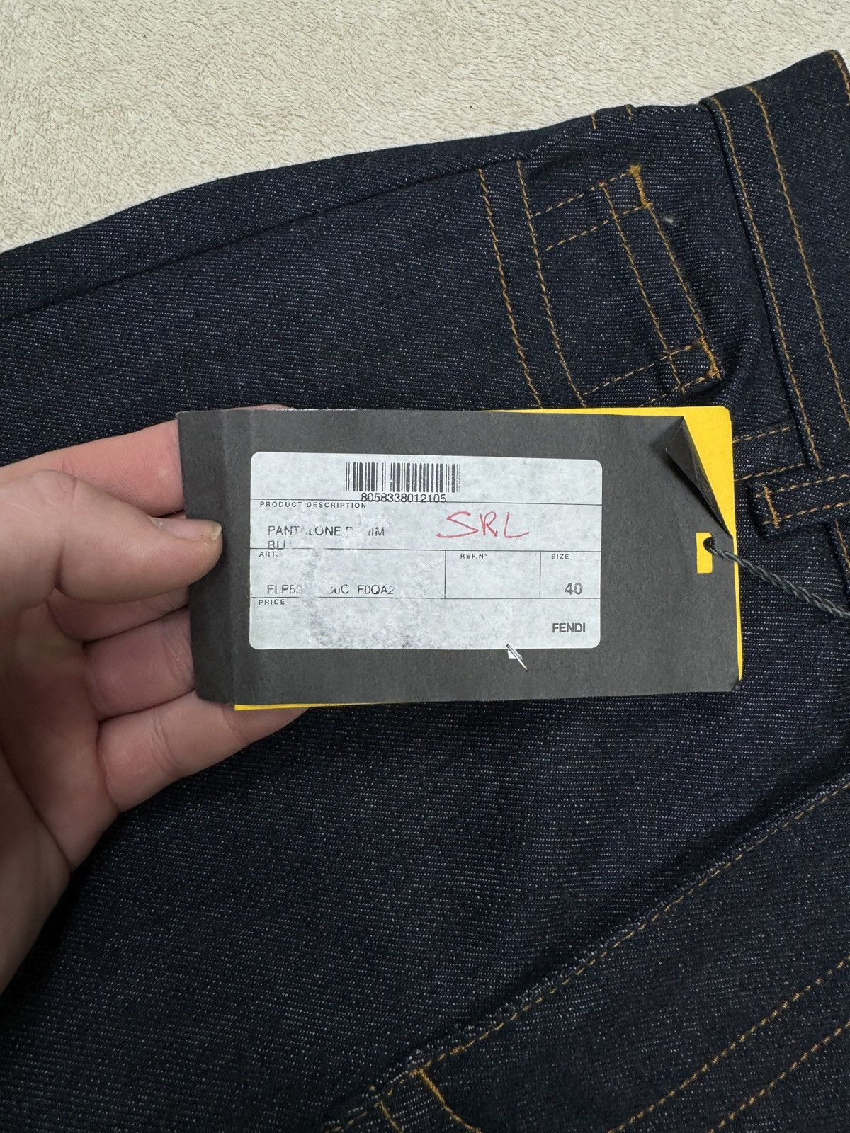Fendi Fendi Fur Jeans Fall RTW 2015 $3750 MSRP Size 27" / US 4 / IT 40 - 6 Thumbnail
