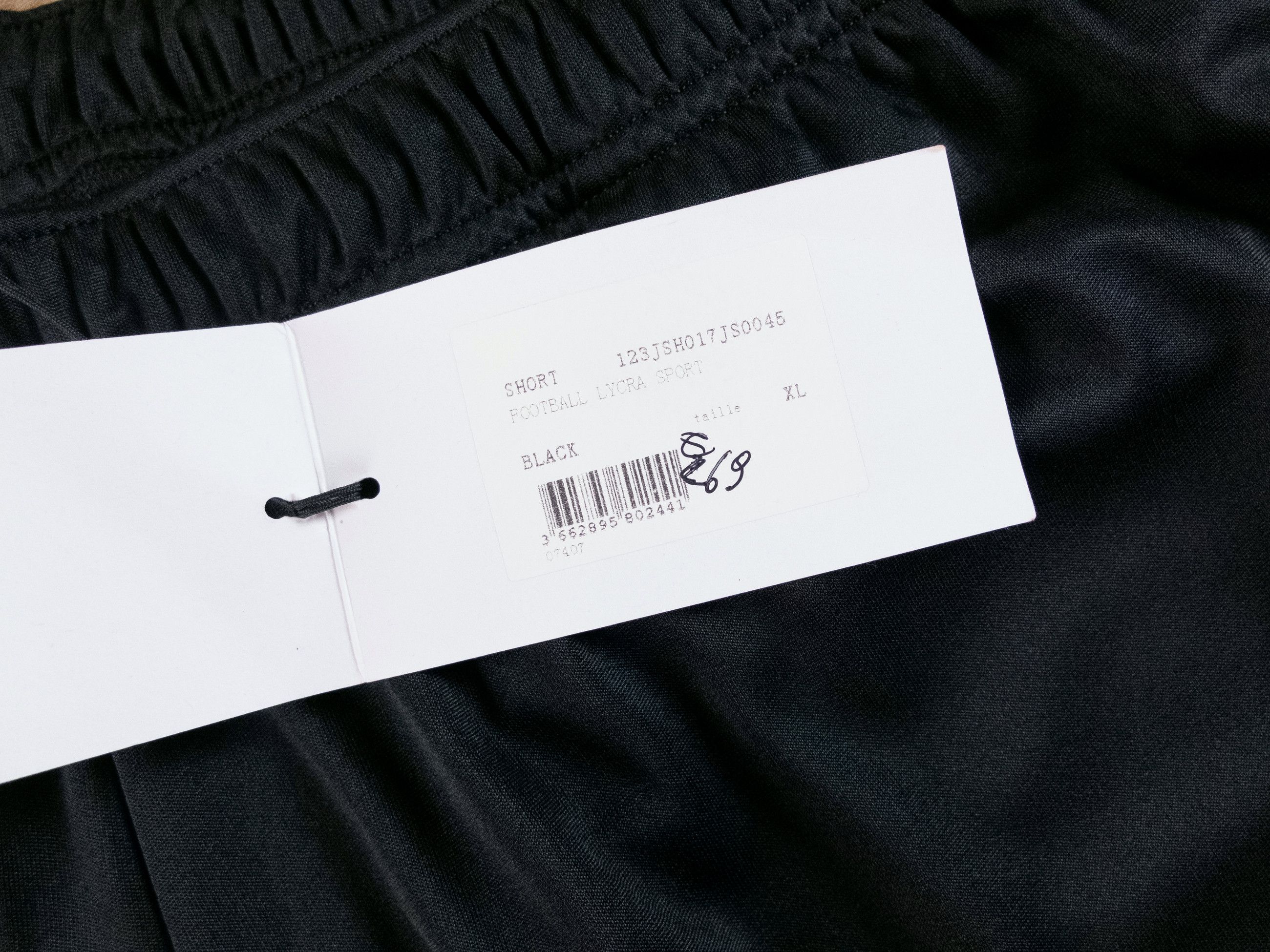 Courreges COURREGES black lycra nylon football soccer shorts XL Size US 36 / EU 52 - 6 Thumbnail