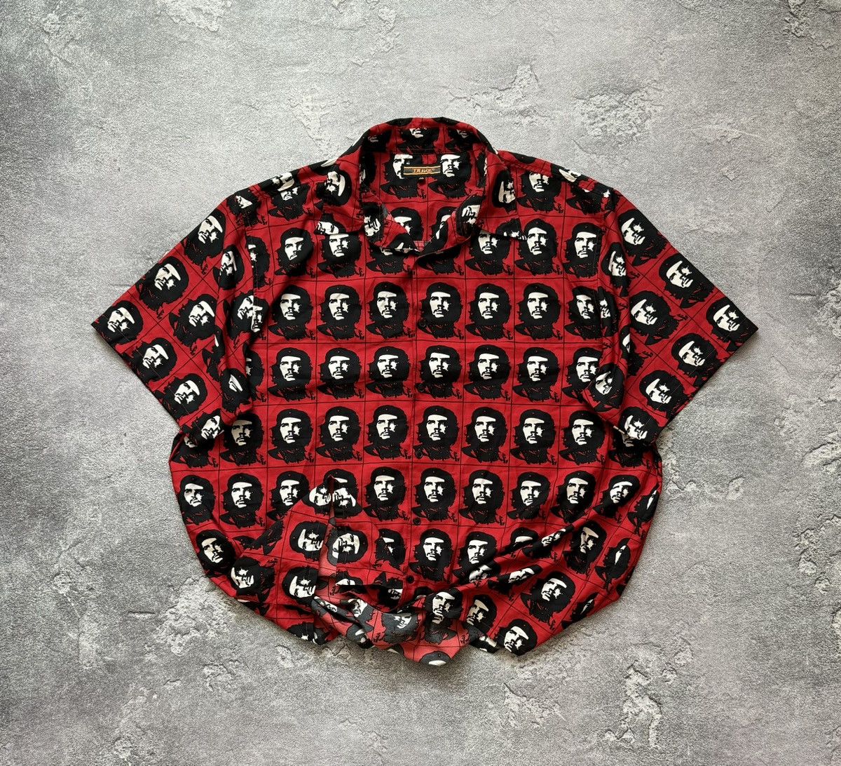 Vintage Duke 4XL Che Guevara vintage monogram shirt button up polo Size US XXL / EU 58 / 5 - 1 Thumbnail