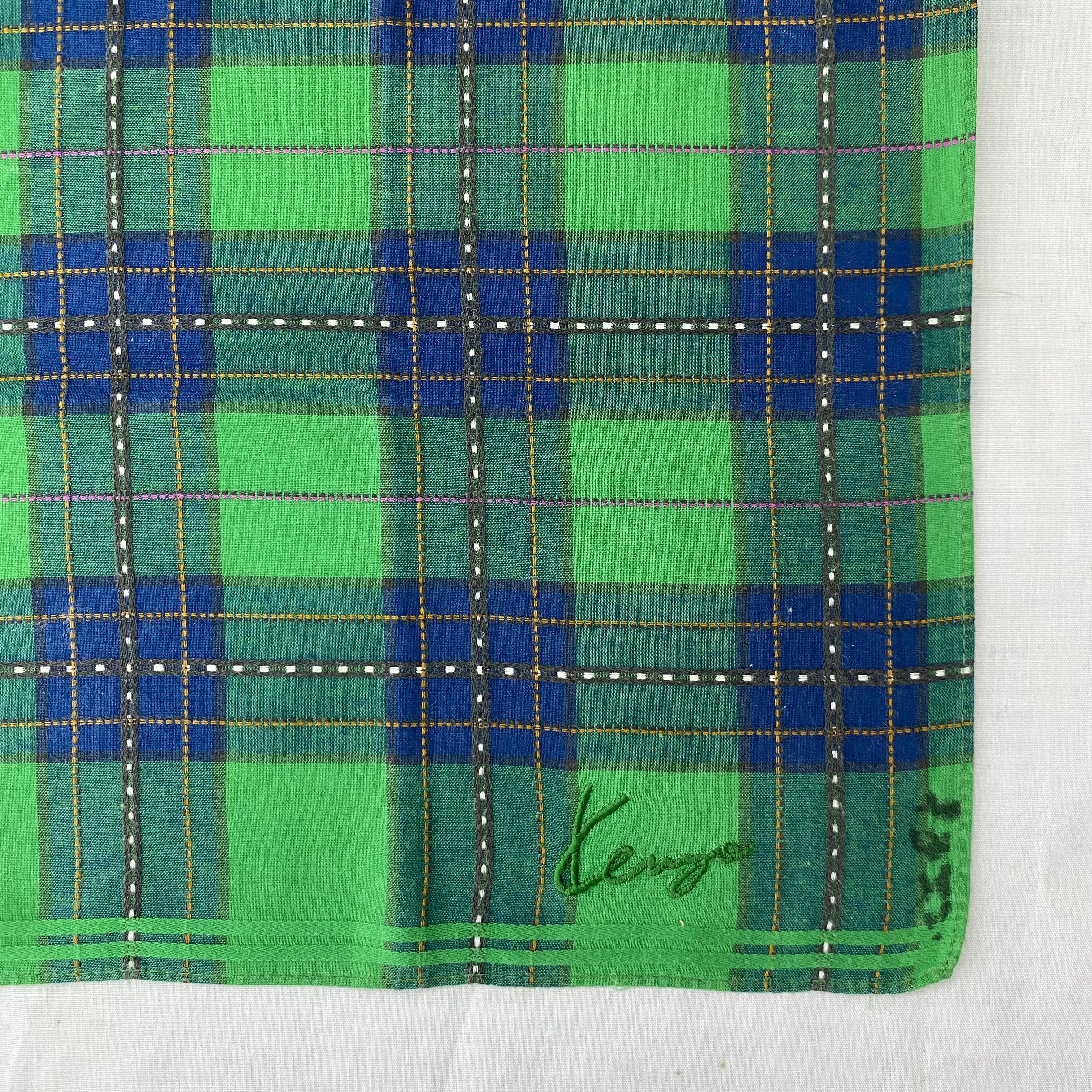 Kenzo × Vintage Vintage Kenzo Handkerchief Neckerchief Bandana H084P Size ONE SIZE - 4 Thumbnail