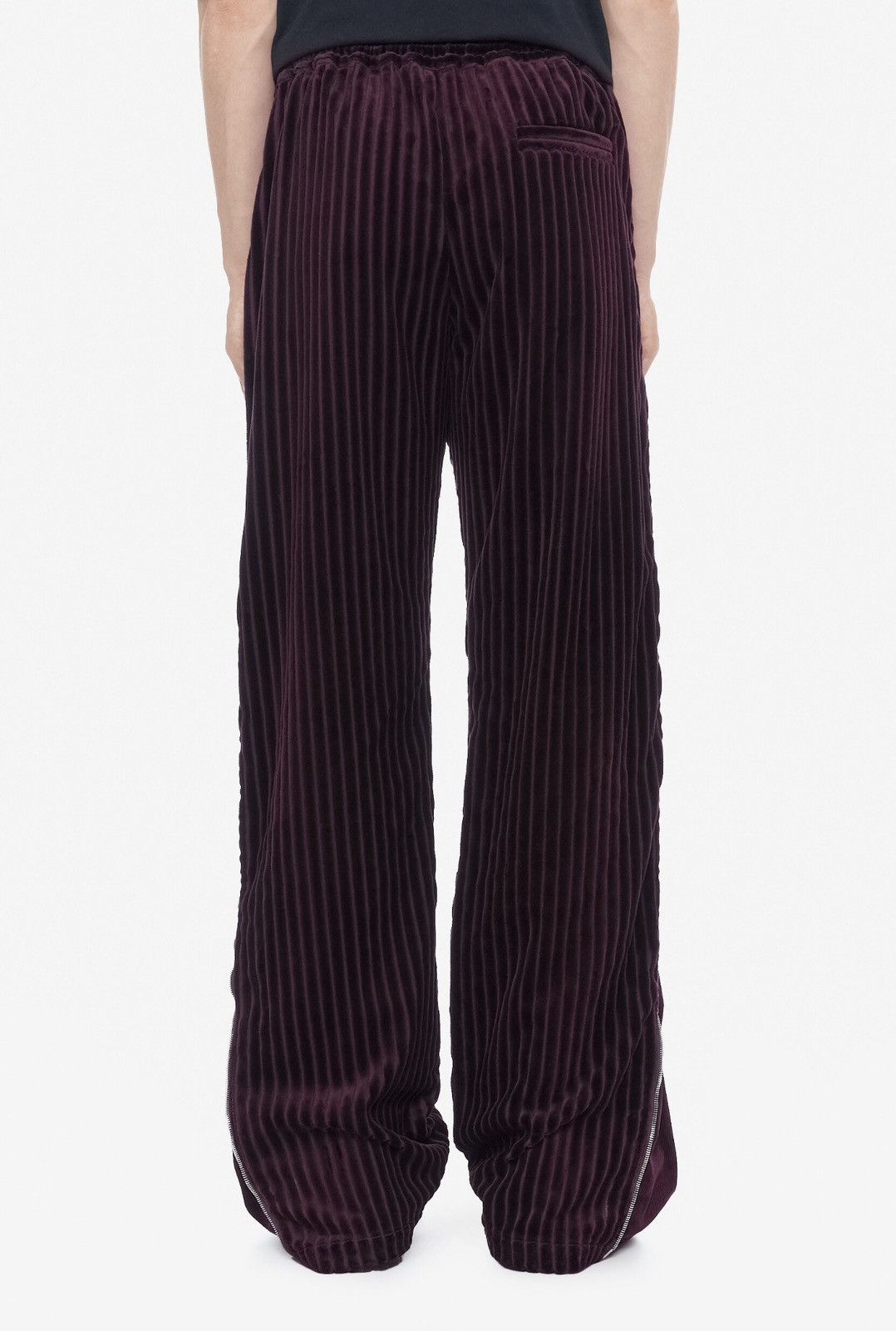 Acne Studios Last Acne Studios Preko Burgundy Corduroy Zip Trousers Size US 32 / EU 48 - 2 Thumbnail