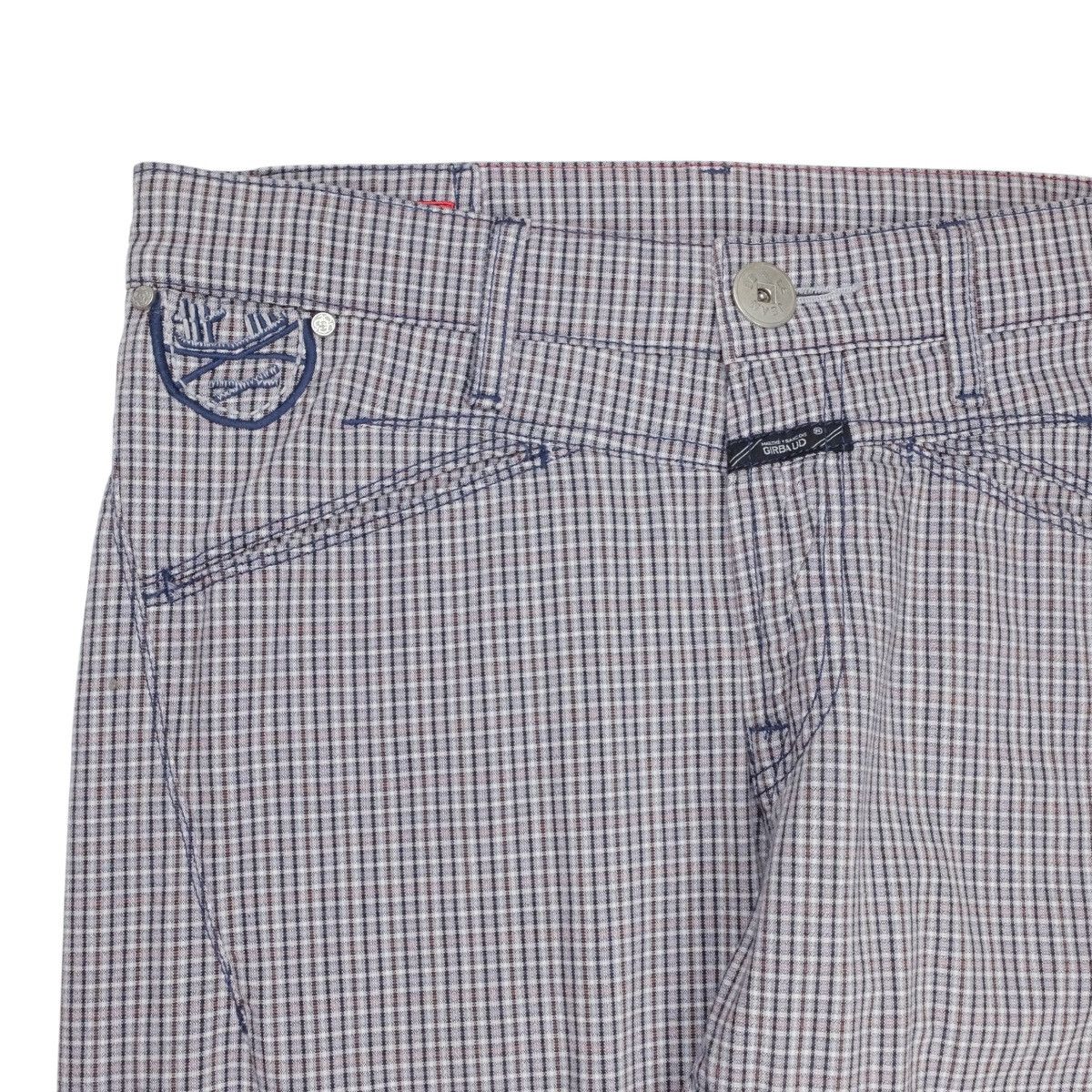 Marithe + Francois Girbaud M+FG SS09 Western Tribal Plaid Pants Size US 31 - 8 Thumbnail
